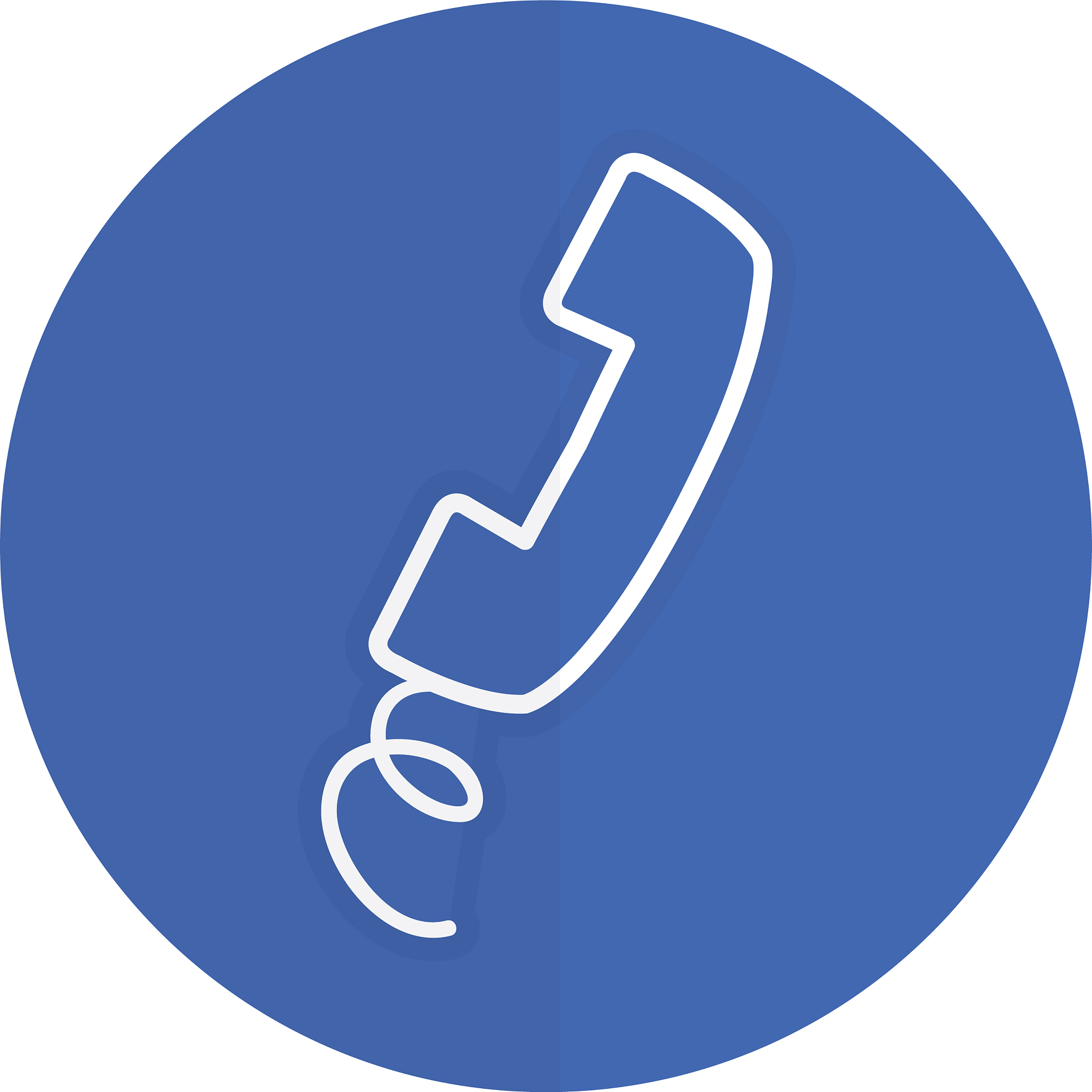 telephone service isolated icon