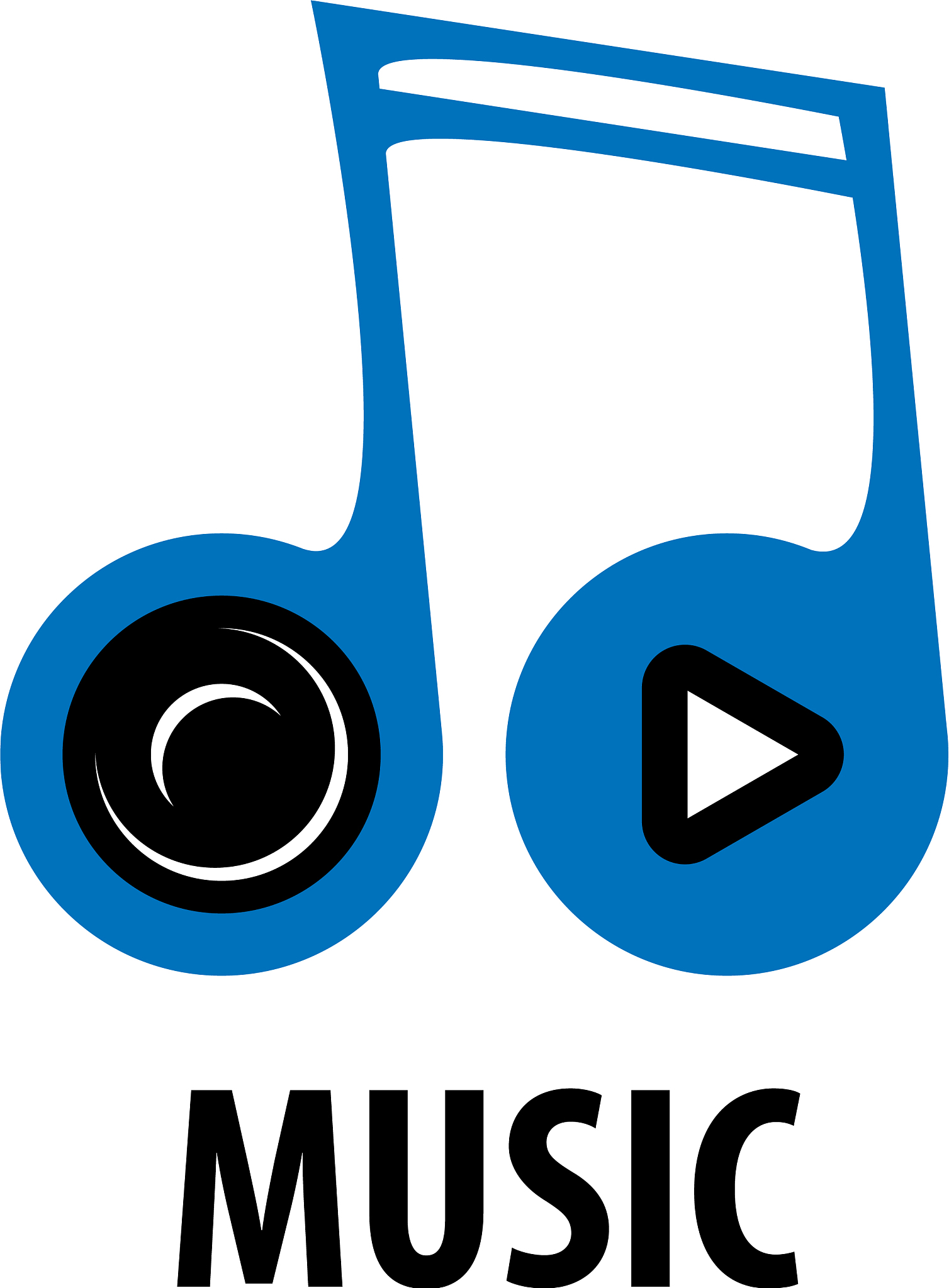 logo music