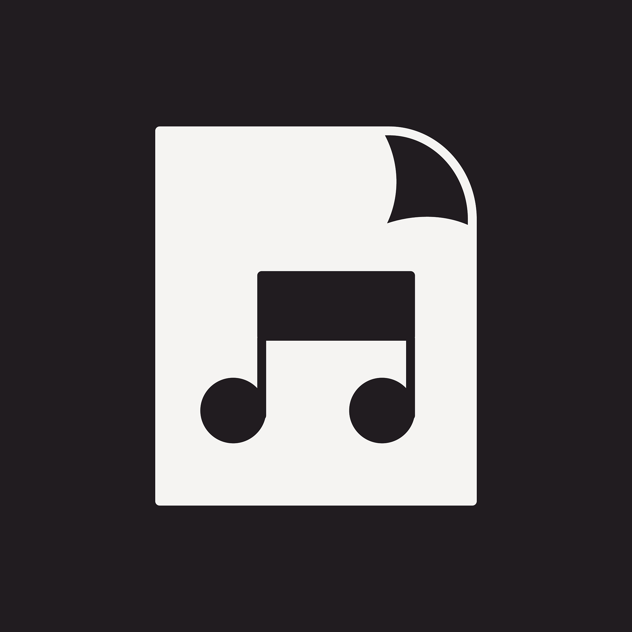 music file icon