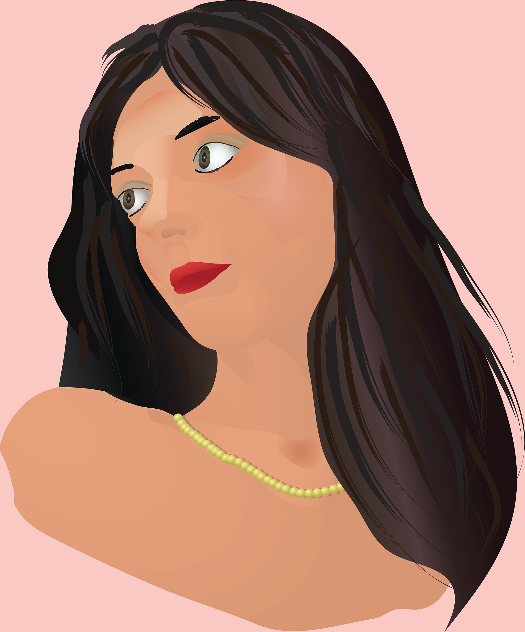 用随机文字画出一张美女图片