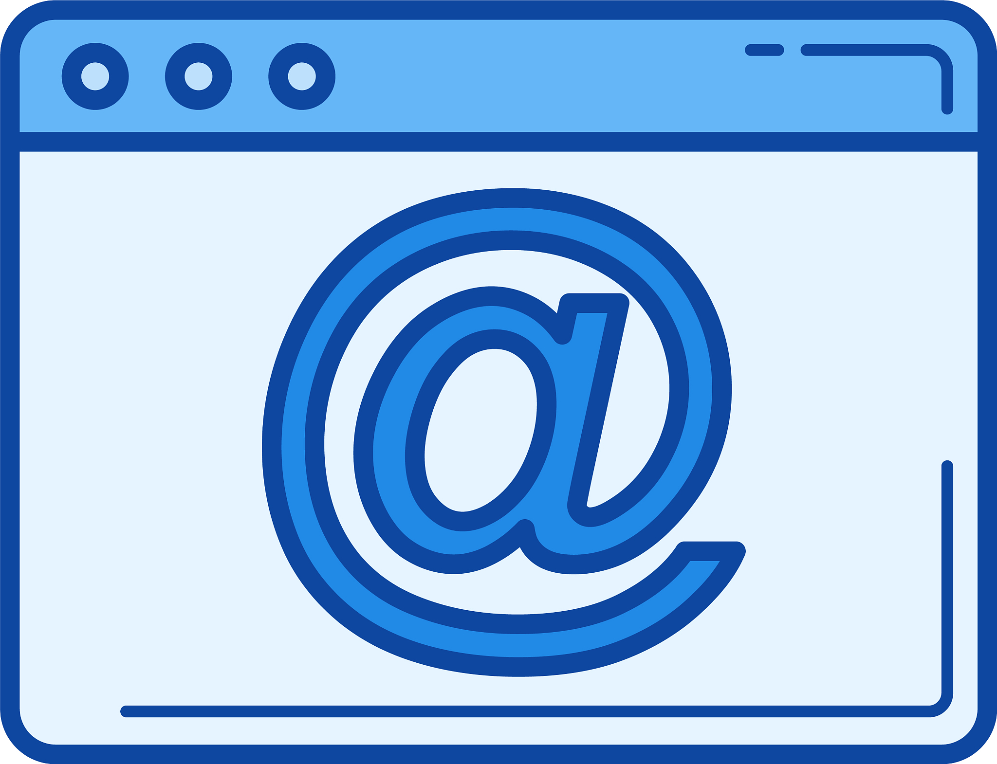 email line icon