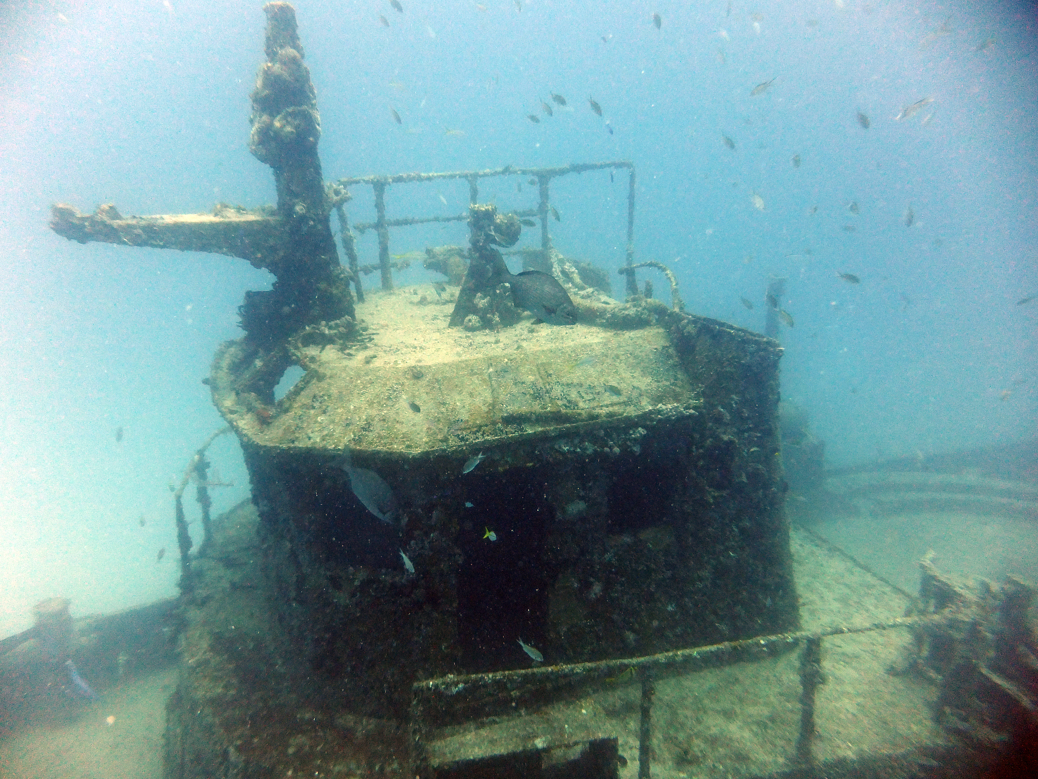 sunken ship cabin