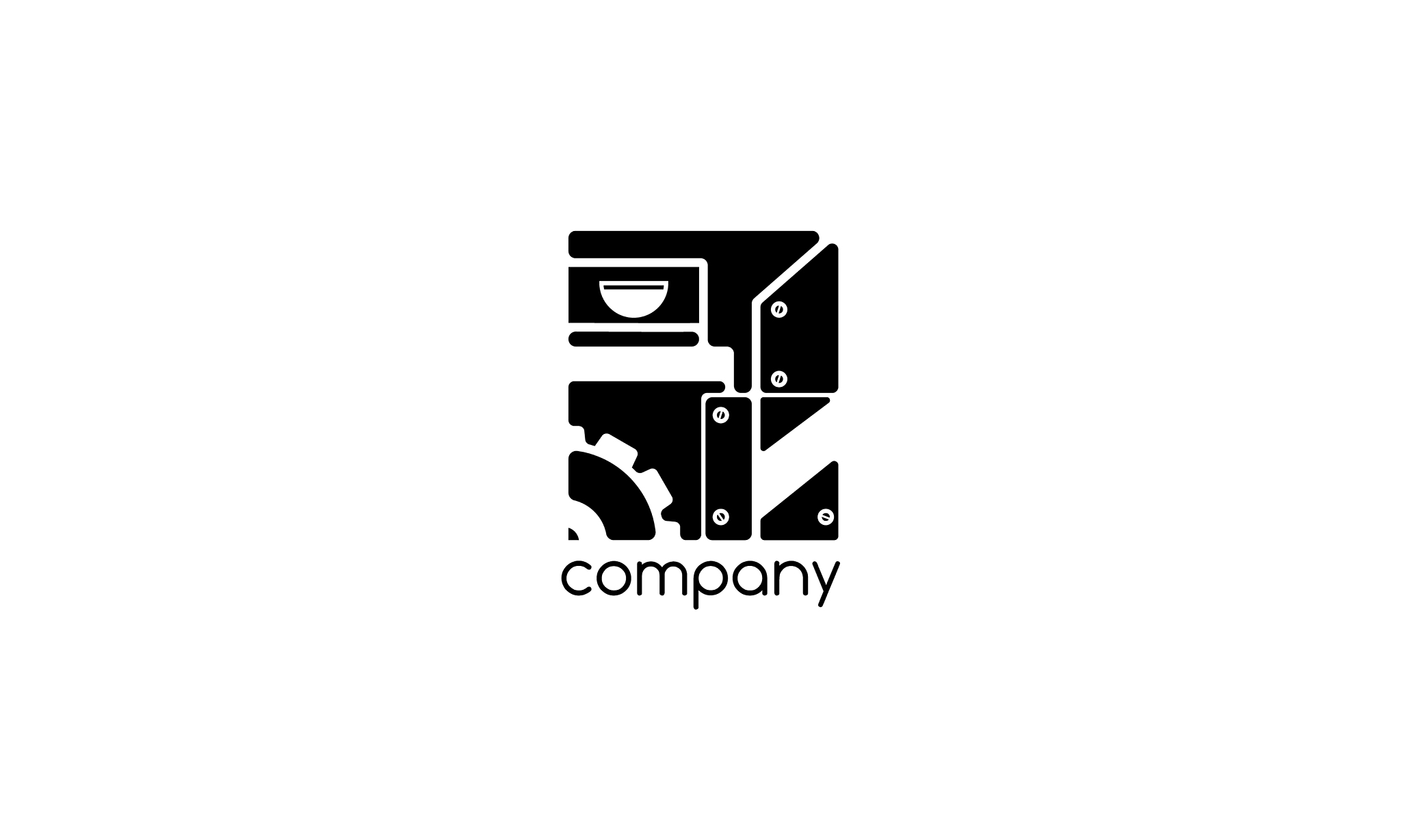 logo on which an abstract image a coffee