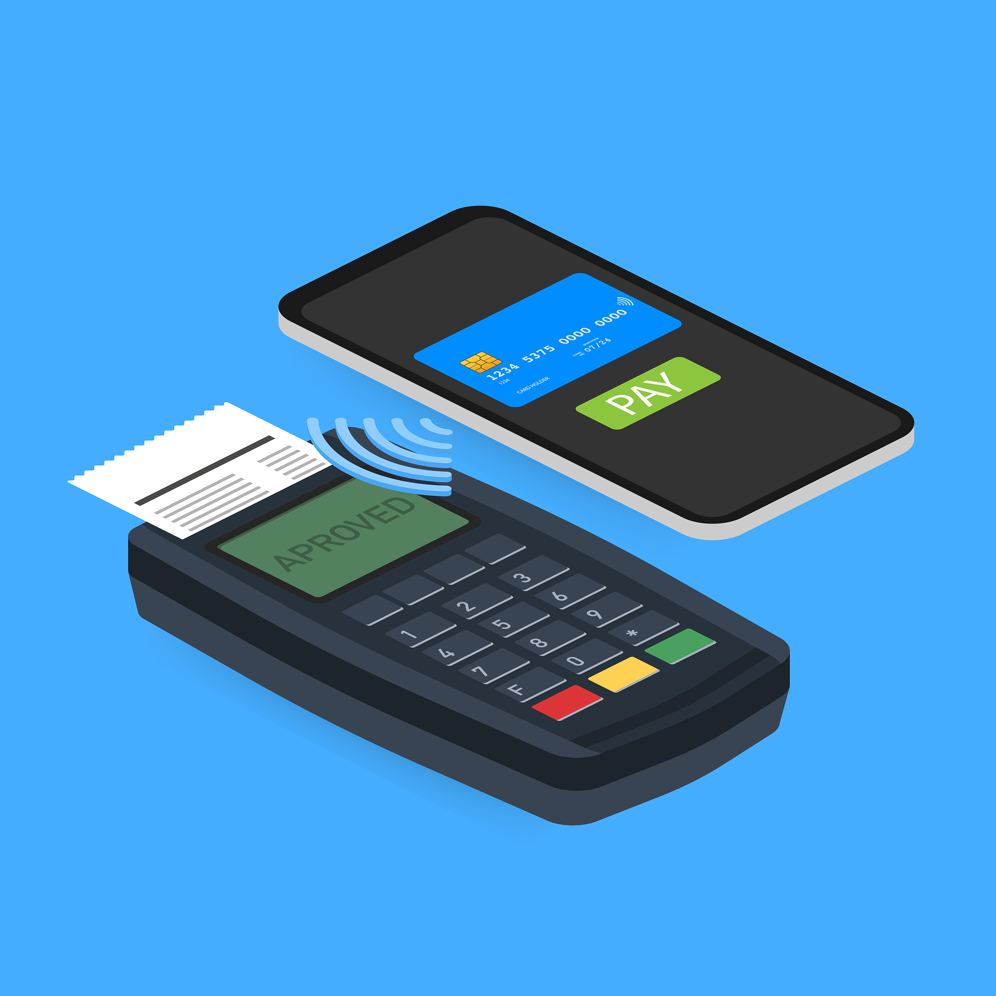mobile payments concept infographics presentation