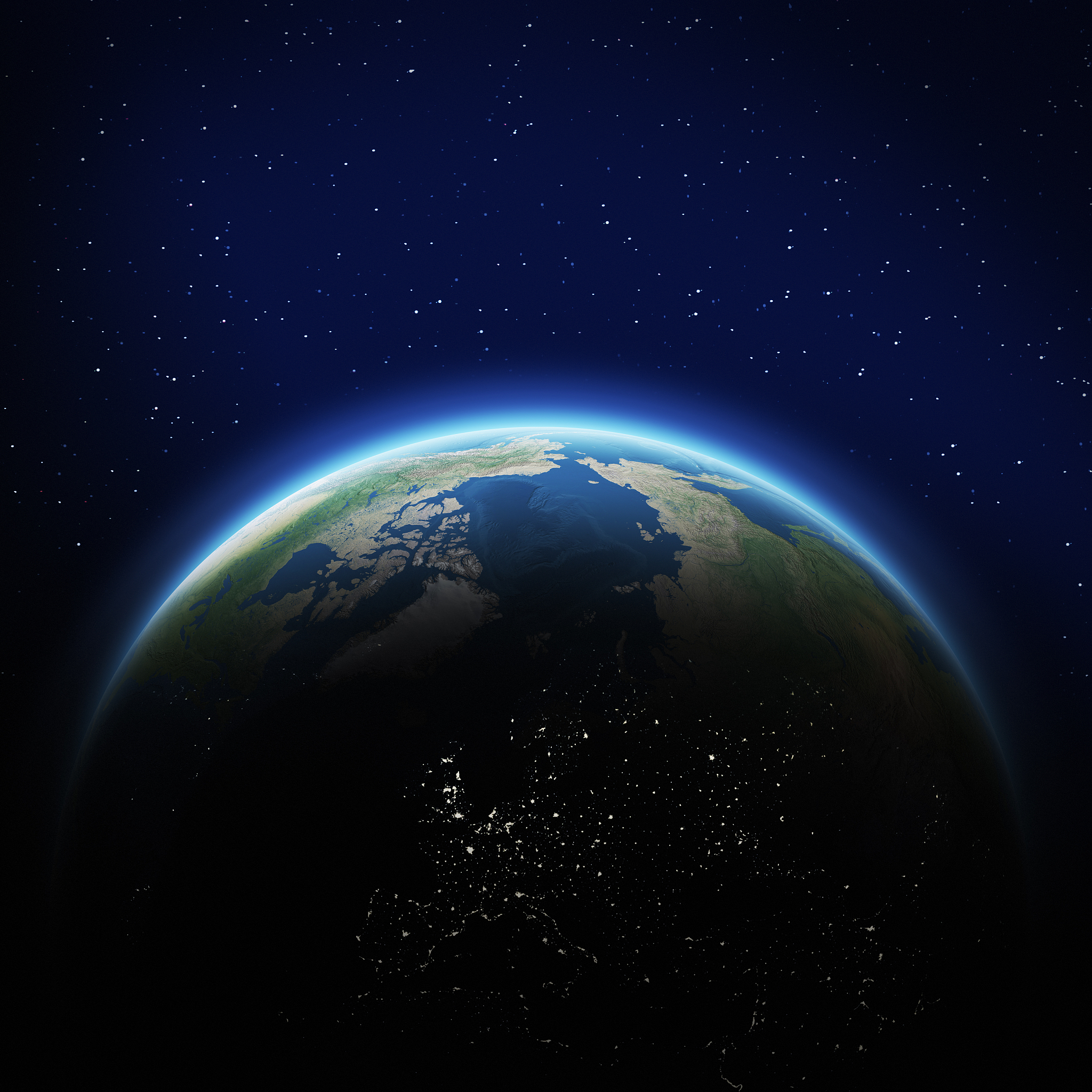 earth in space
