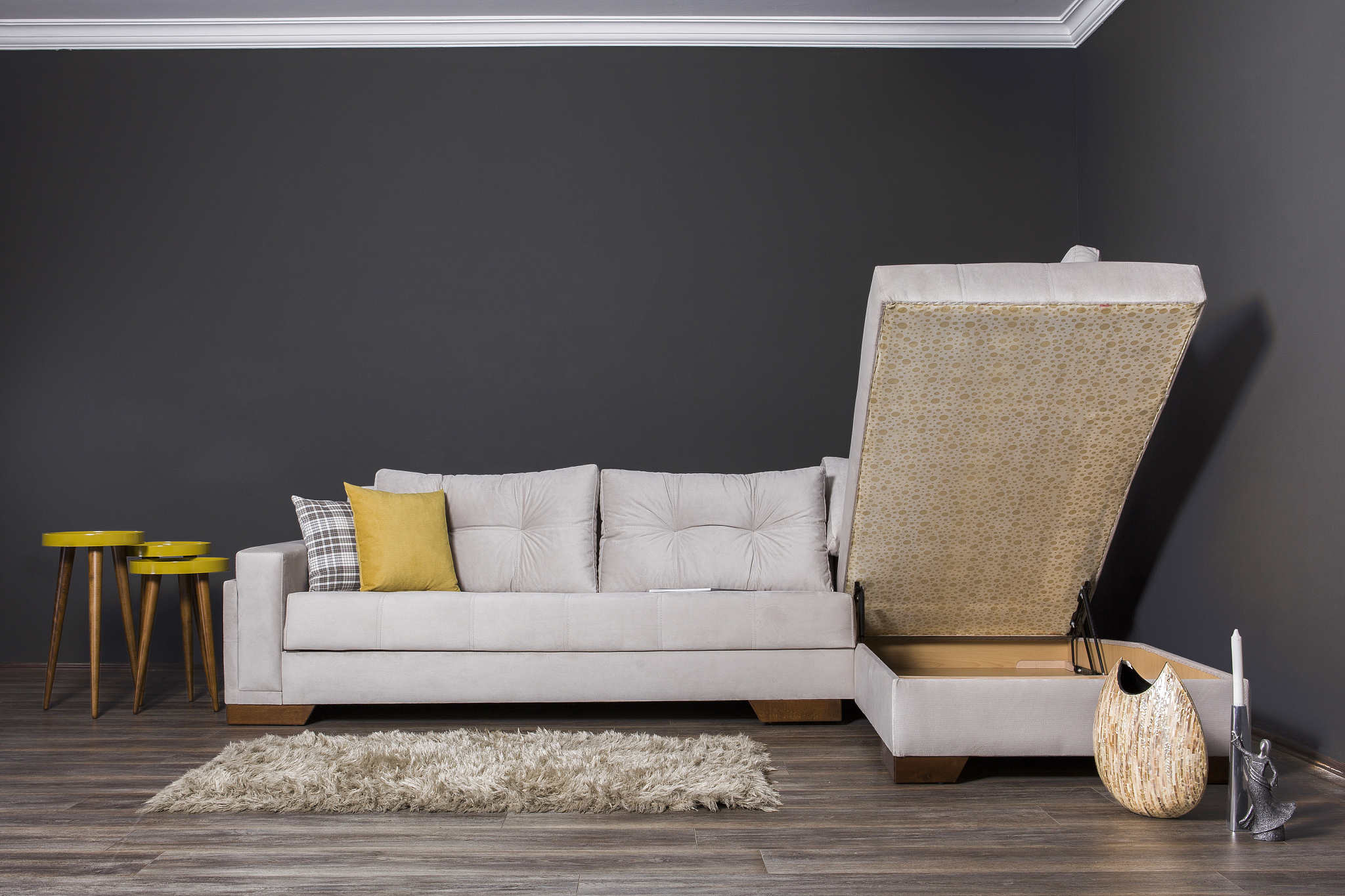 white sitting group in big living room.