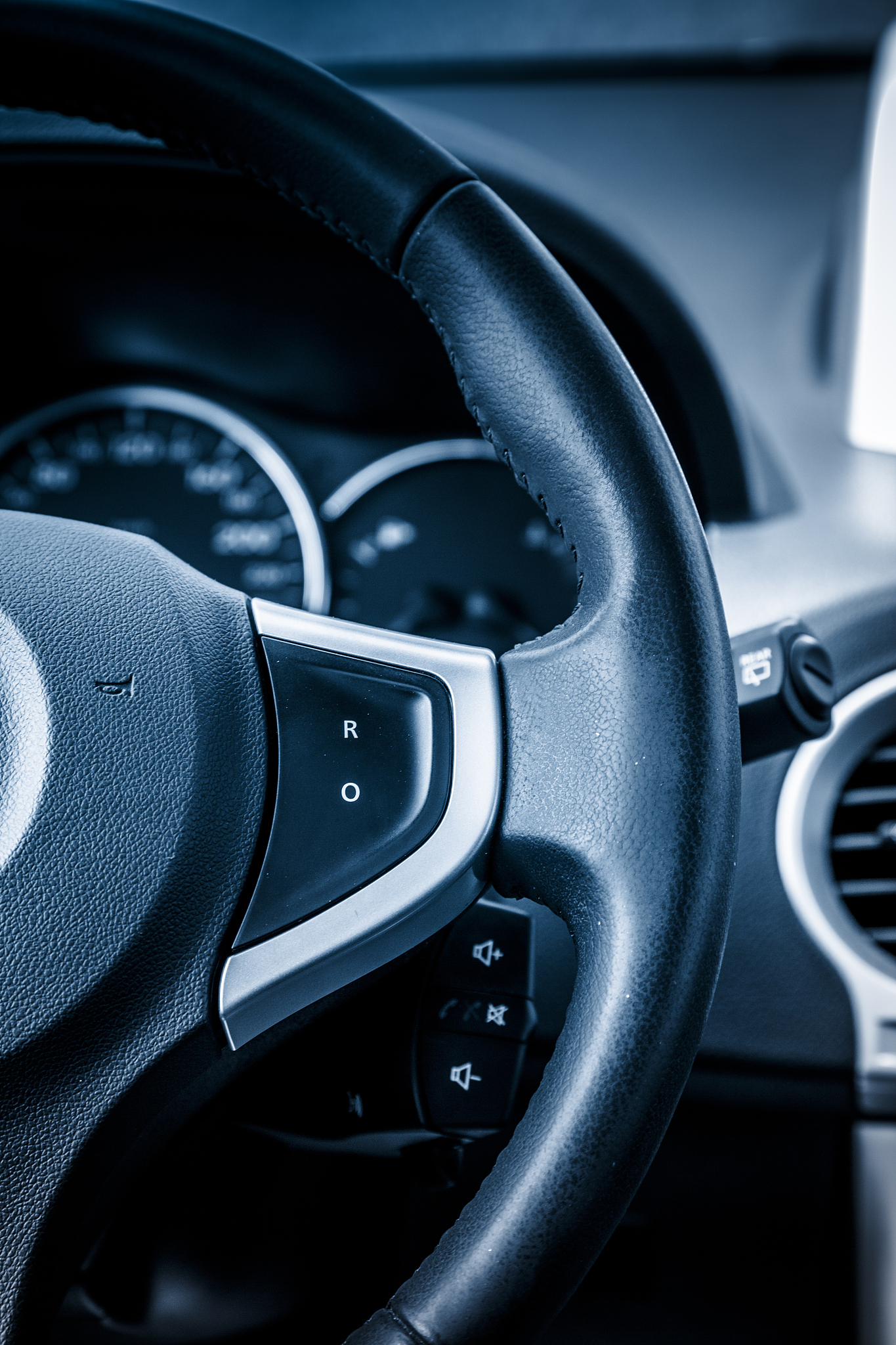 interior of the sports car