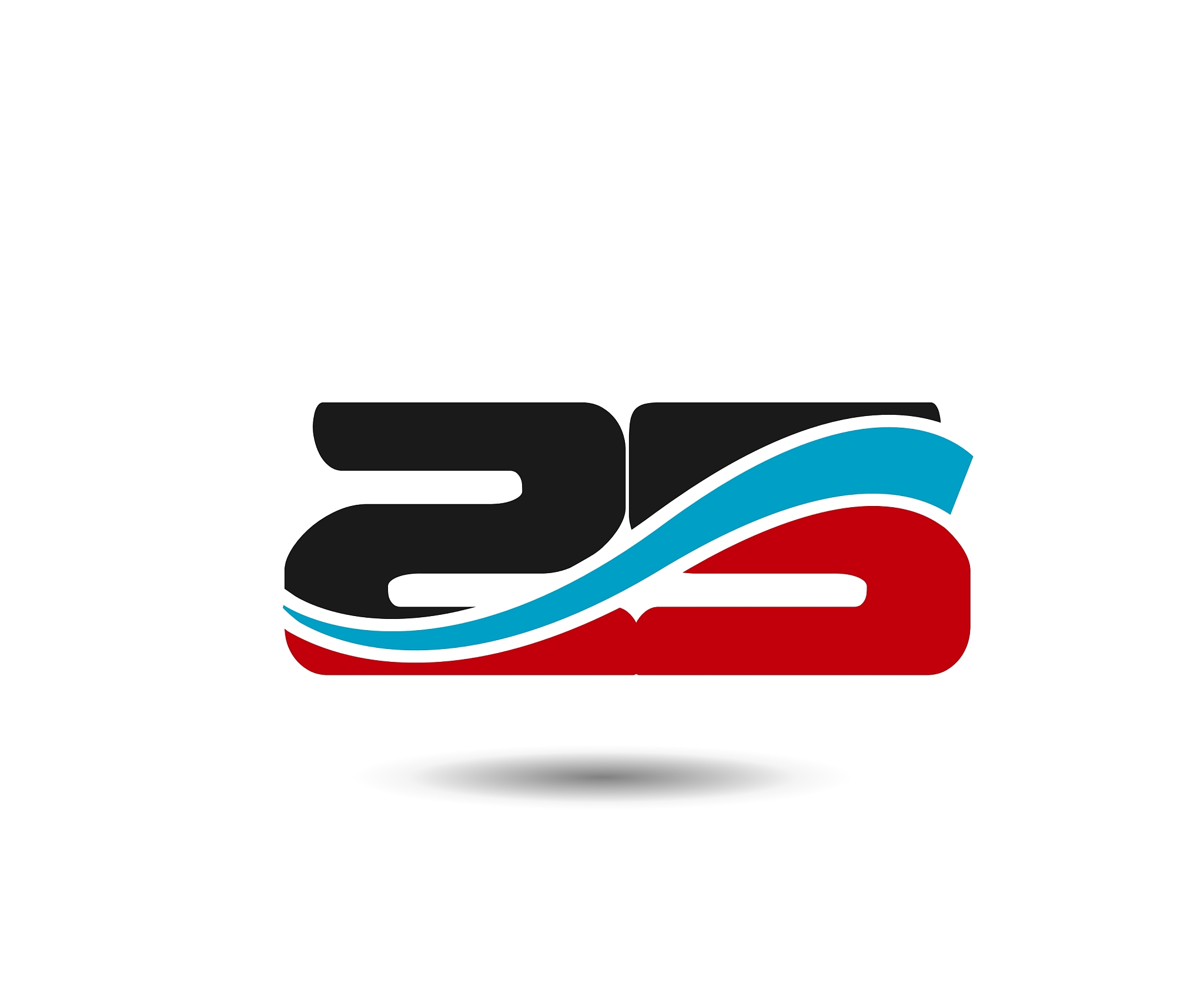 25 anniversary wave logo
