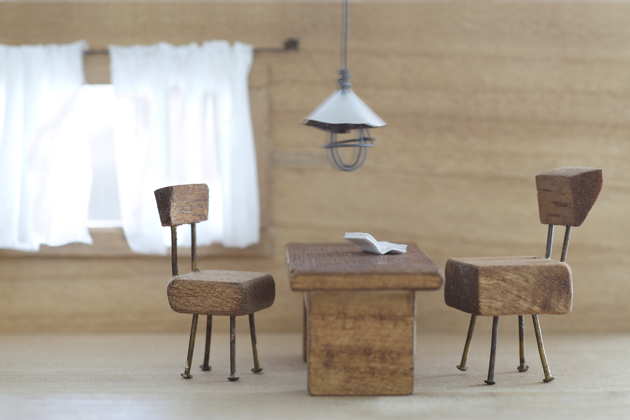 my home imaged with a window model of curtains and a small model