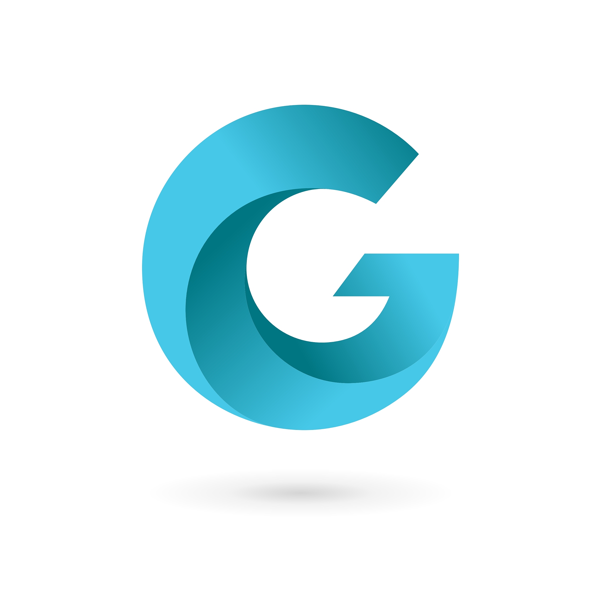 letter g logo icon design template elements