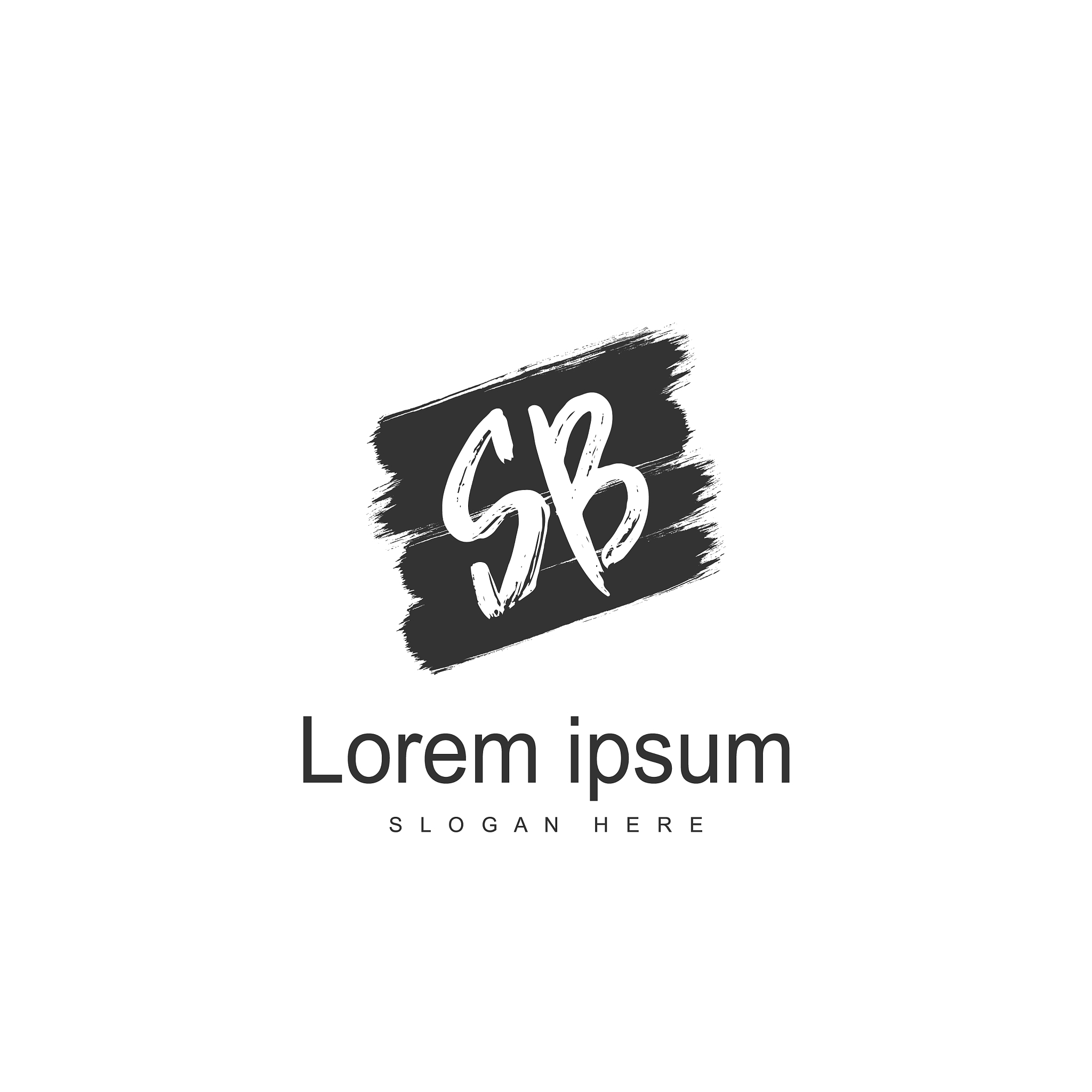sb letter logo template initial letter logo design