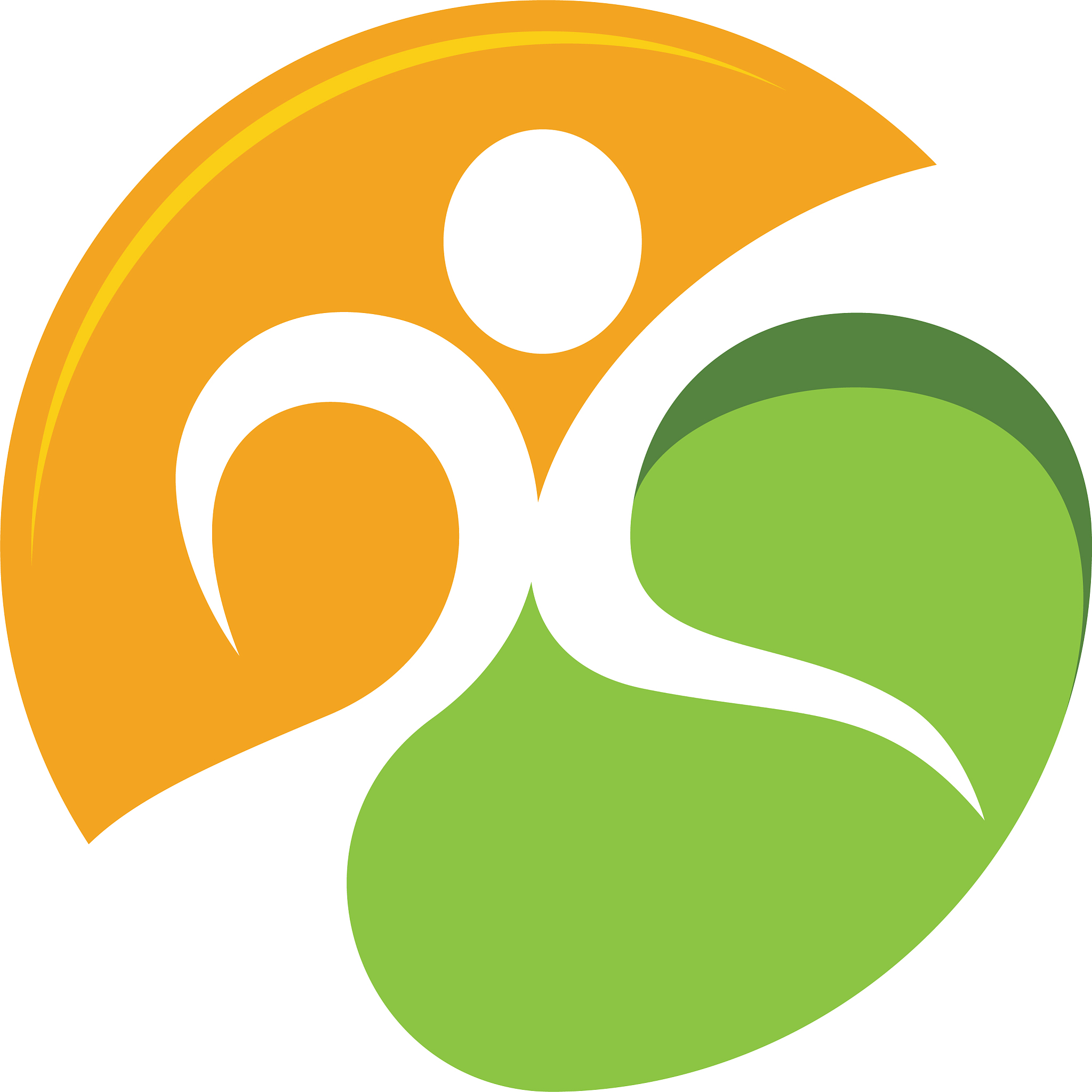 human character logo sign
