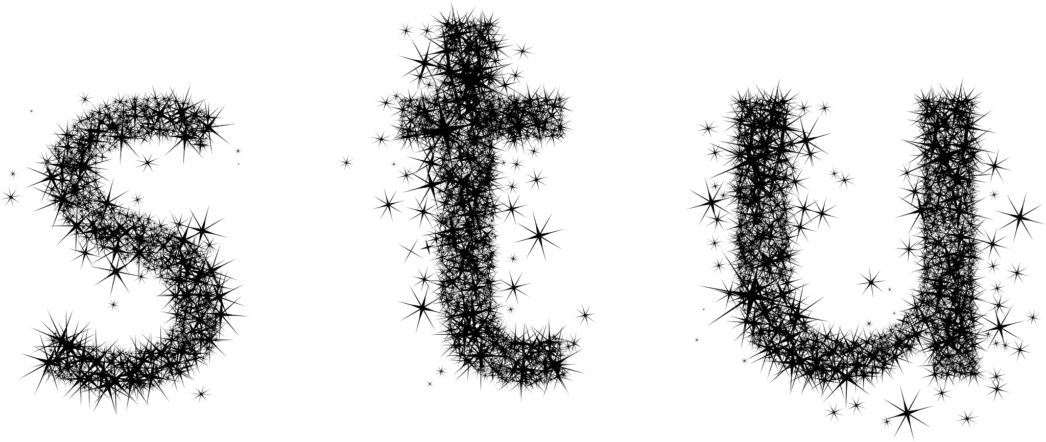 three letters of the alphabet