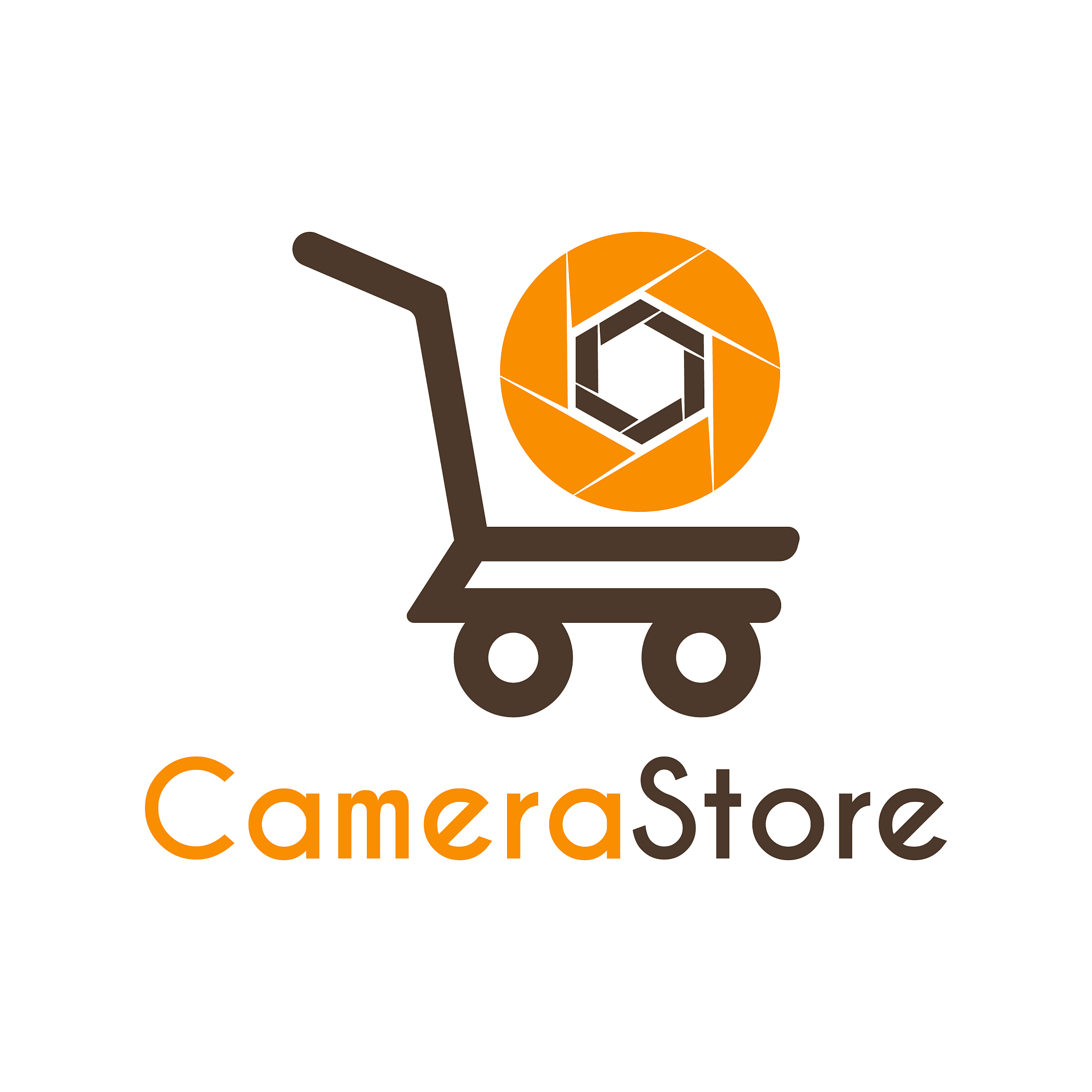 camera store logo icon symbols design template