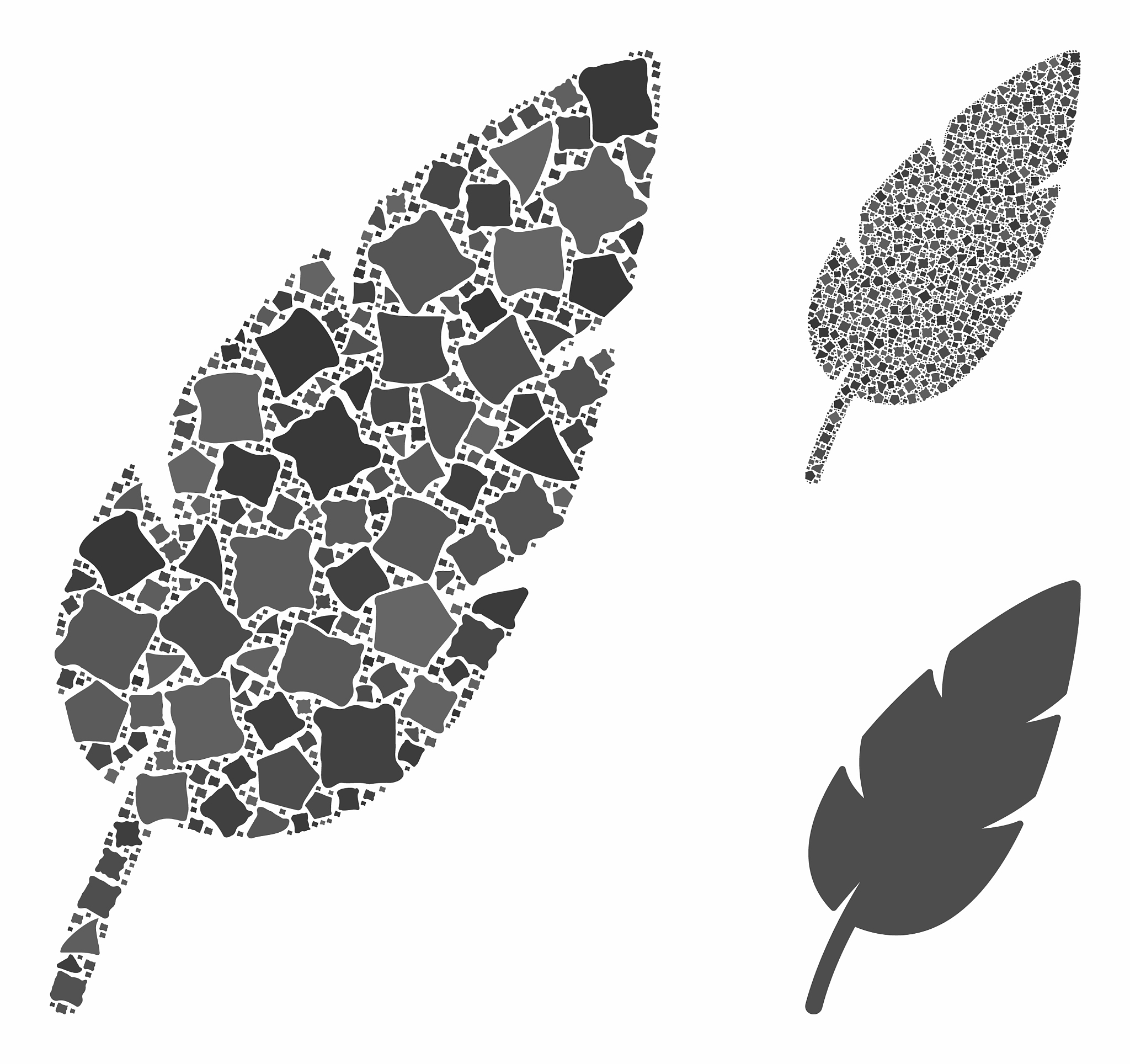 feather mosaic icon tuberous items