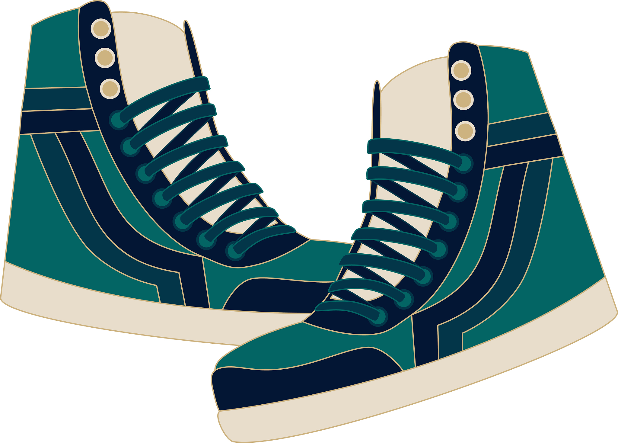 pear of sneakers
