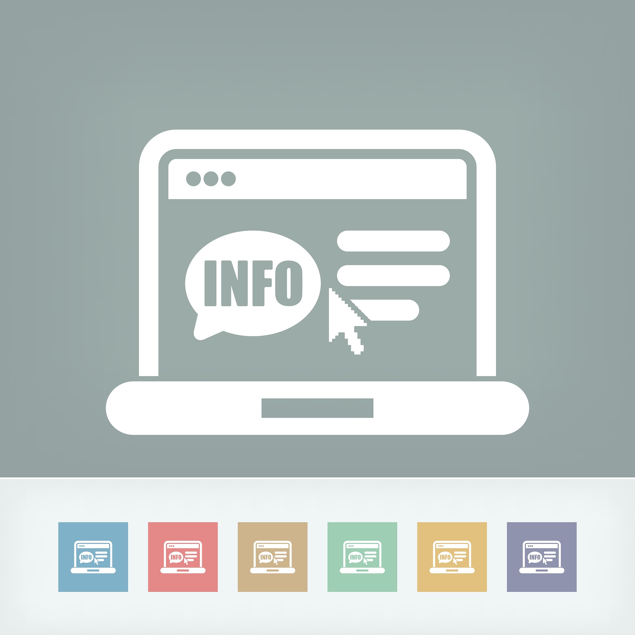 website info icon
