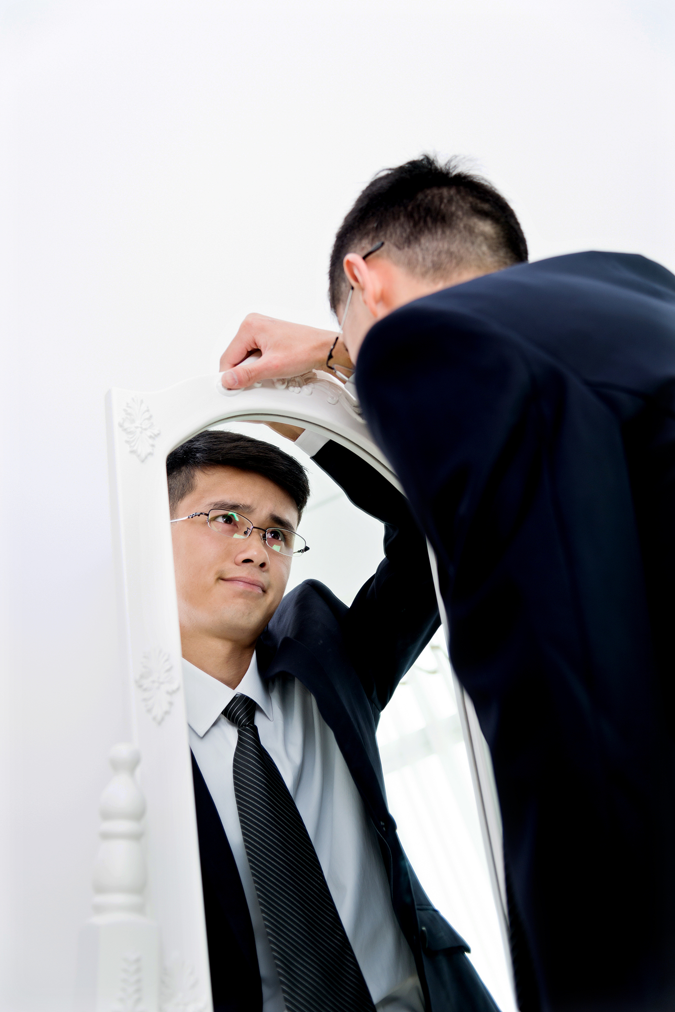 pensive businessman