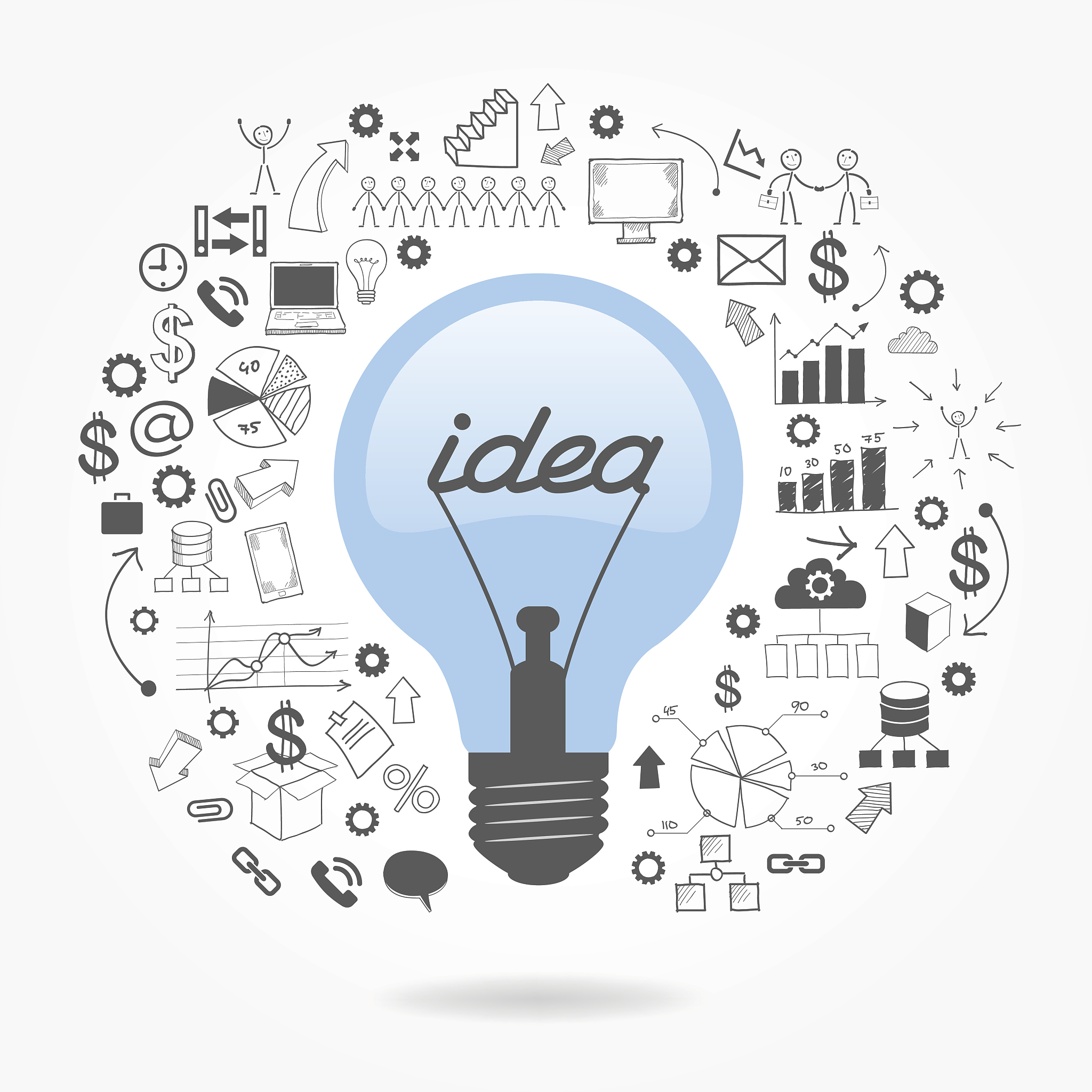template idea infographics.