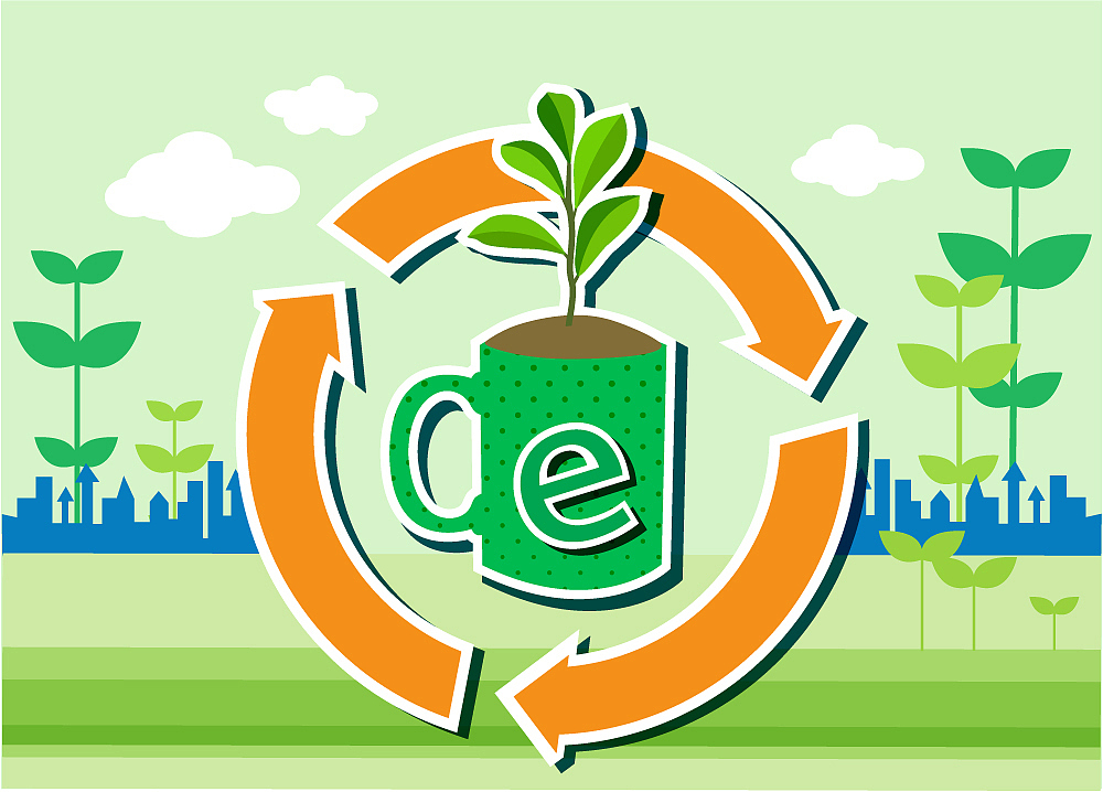 green energy vector illustration