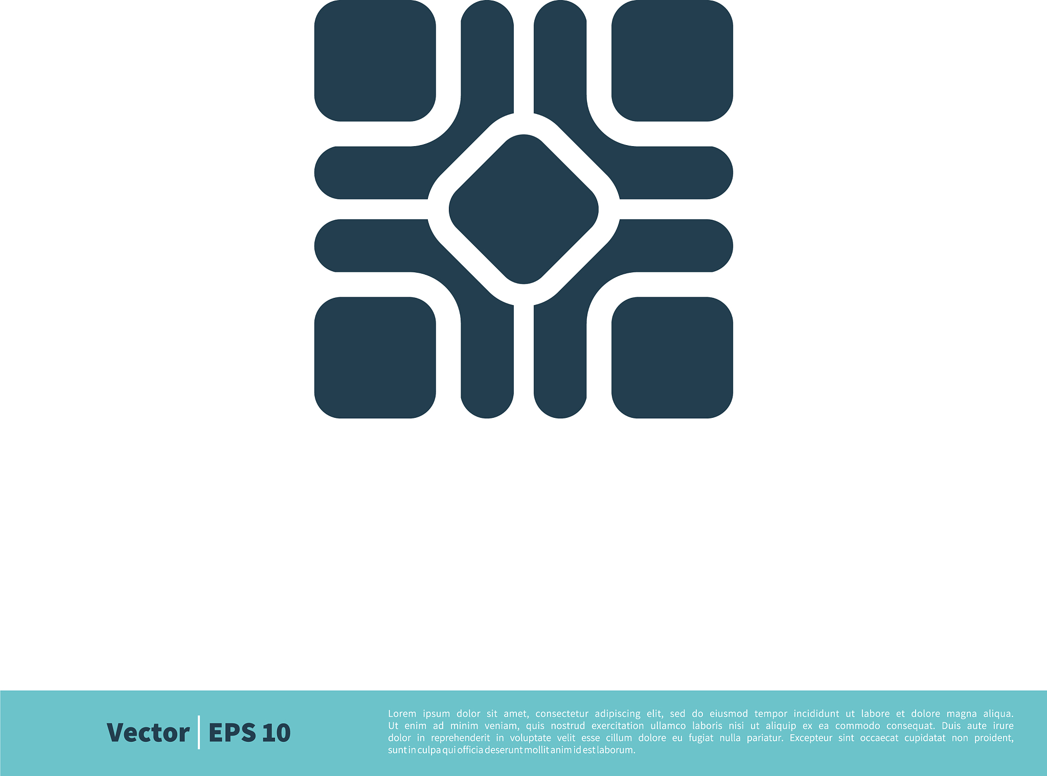 cross decoration icon logo template design eps 10