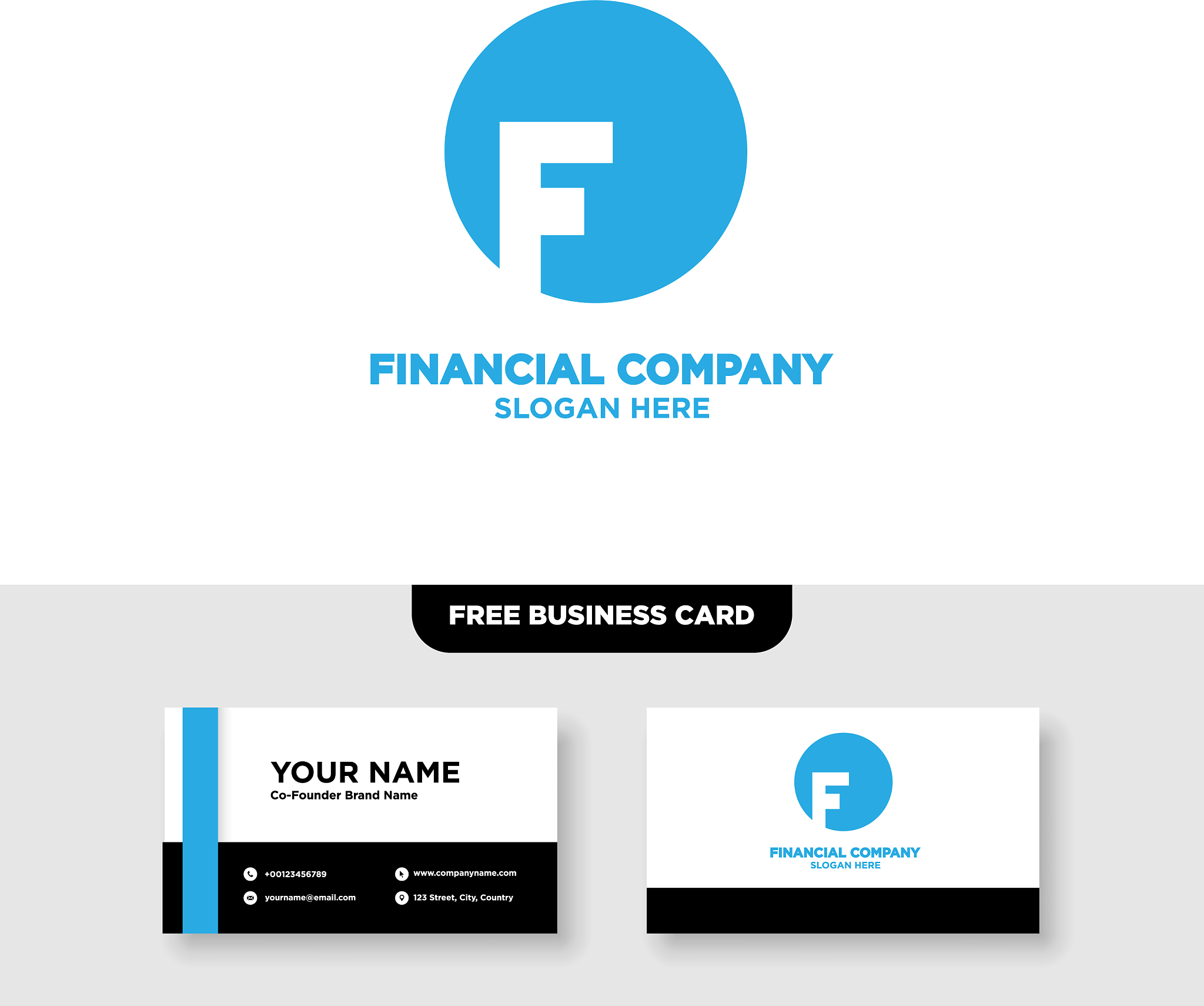 financial logo template accounting logo template