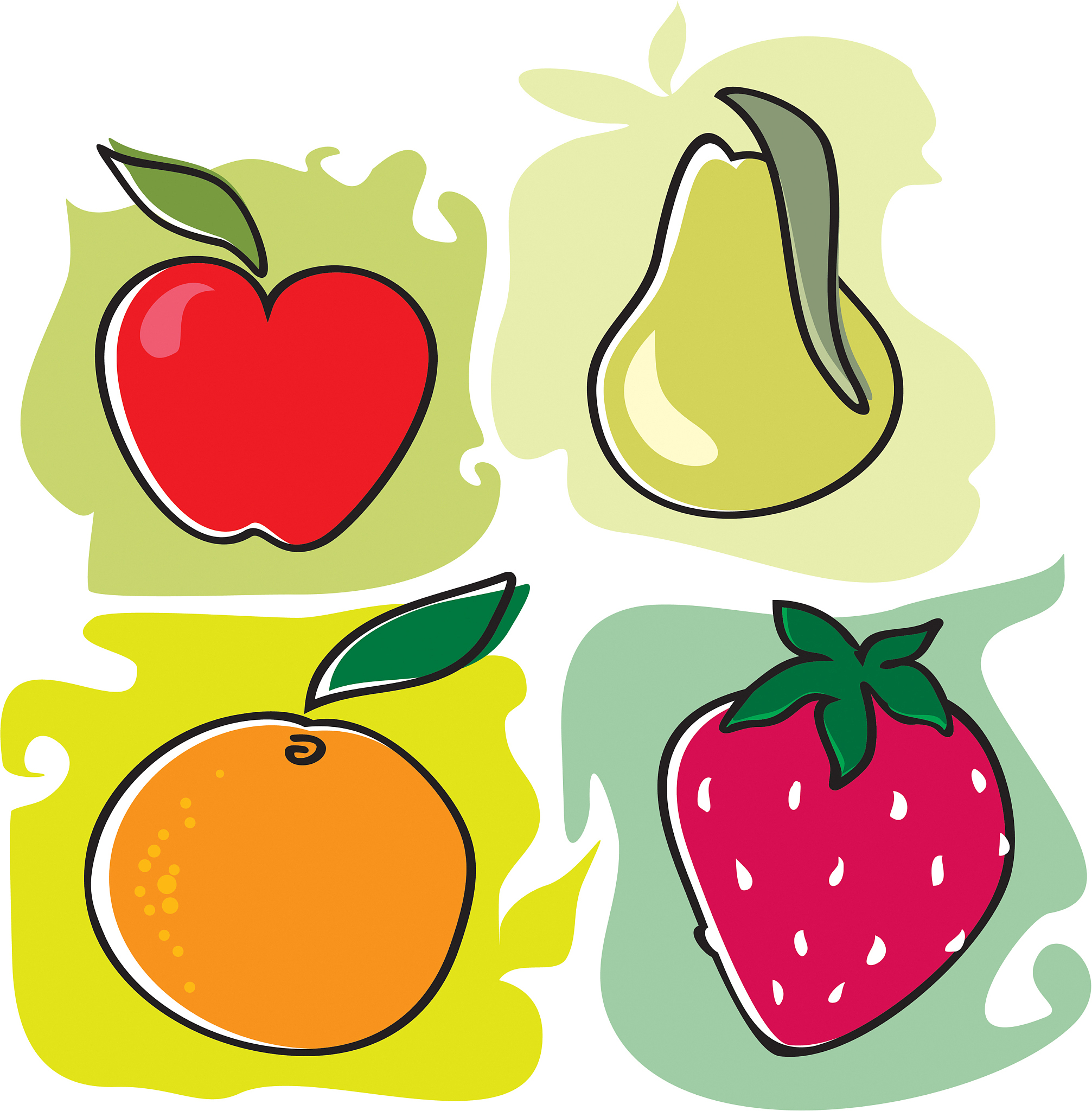 4-5年级拼贴画教案：水果、动物、季节主题创意制作