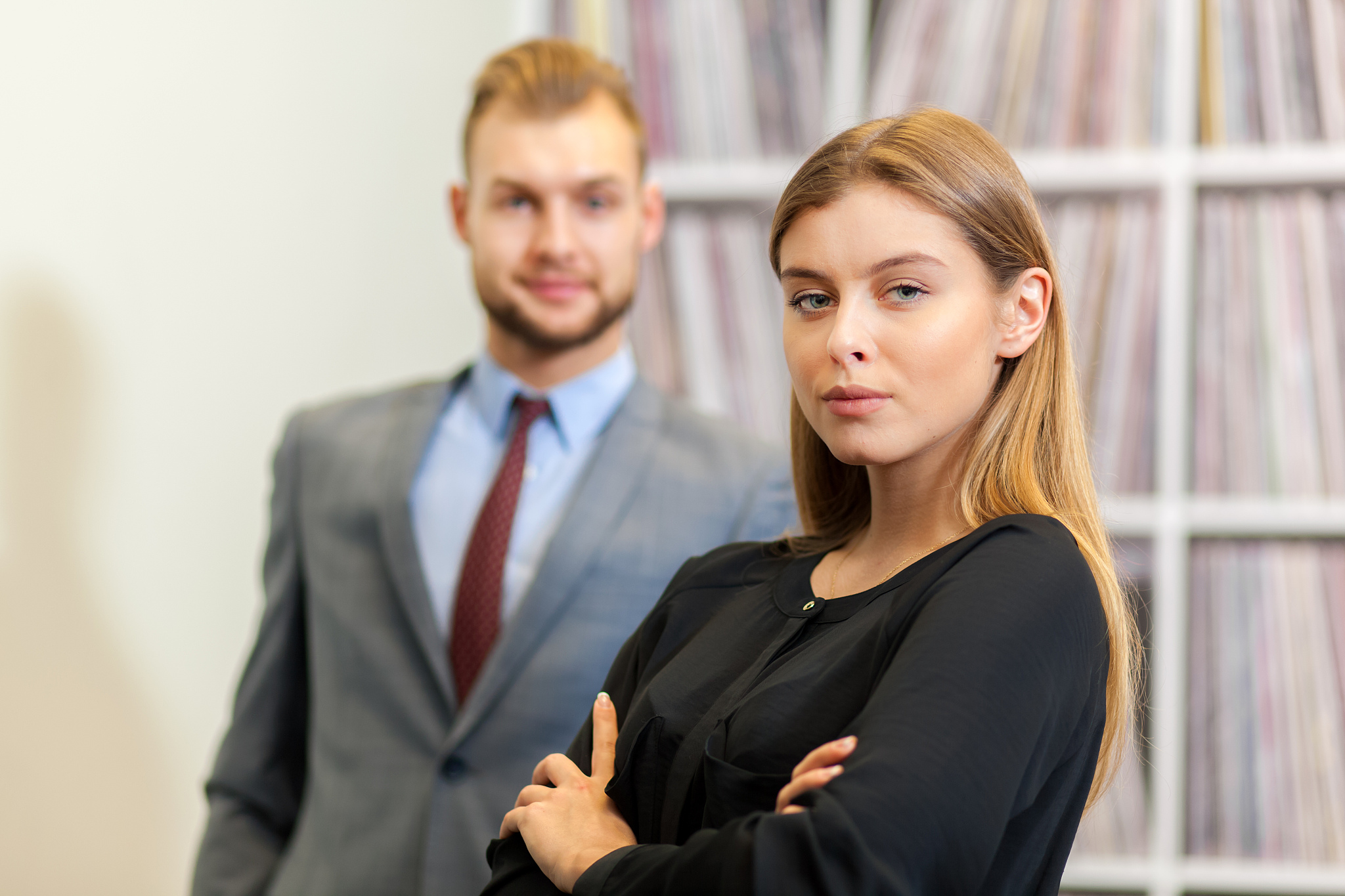 business people in their office
