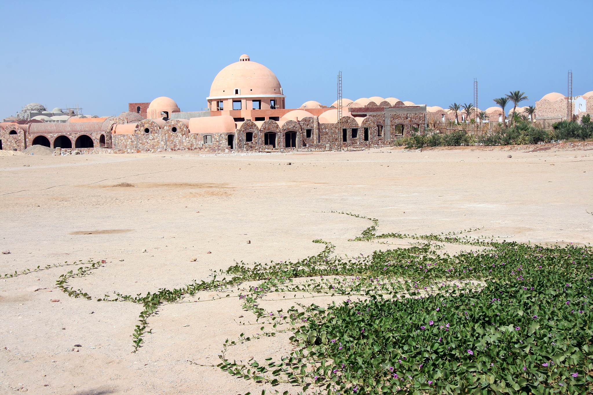 hotel in desert