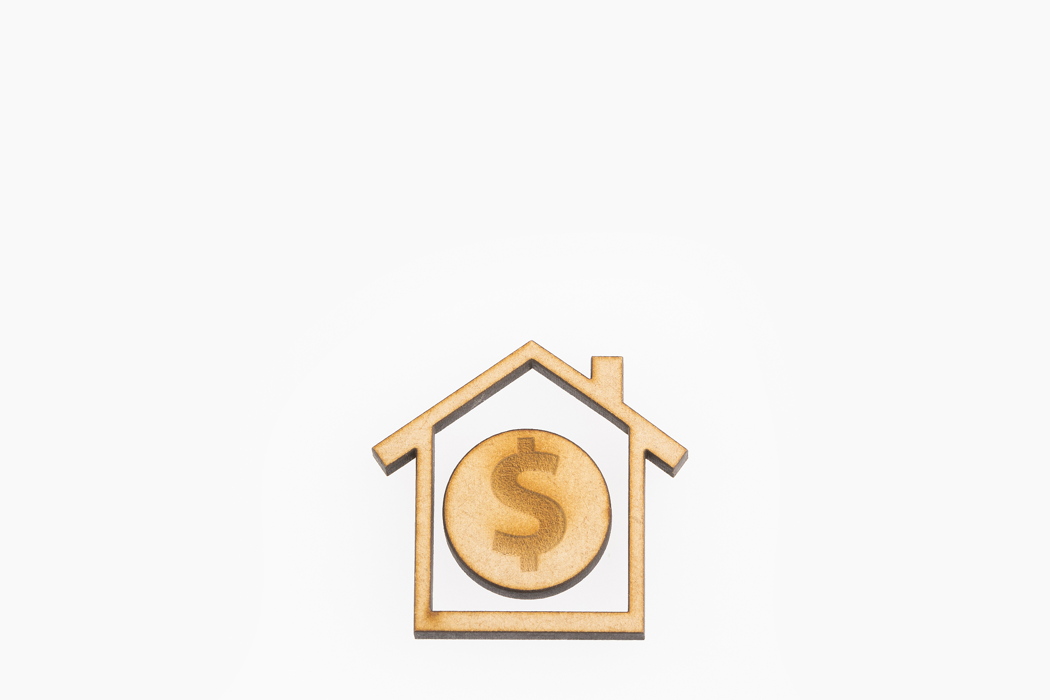 property value - concept. white background