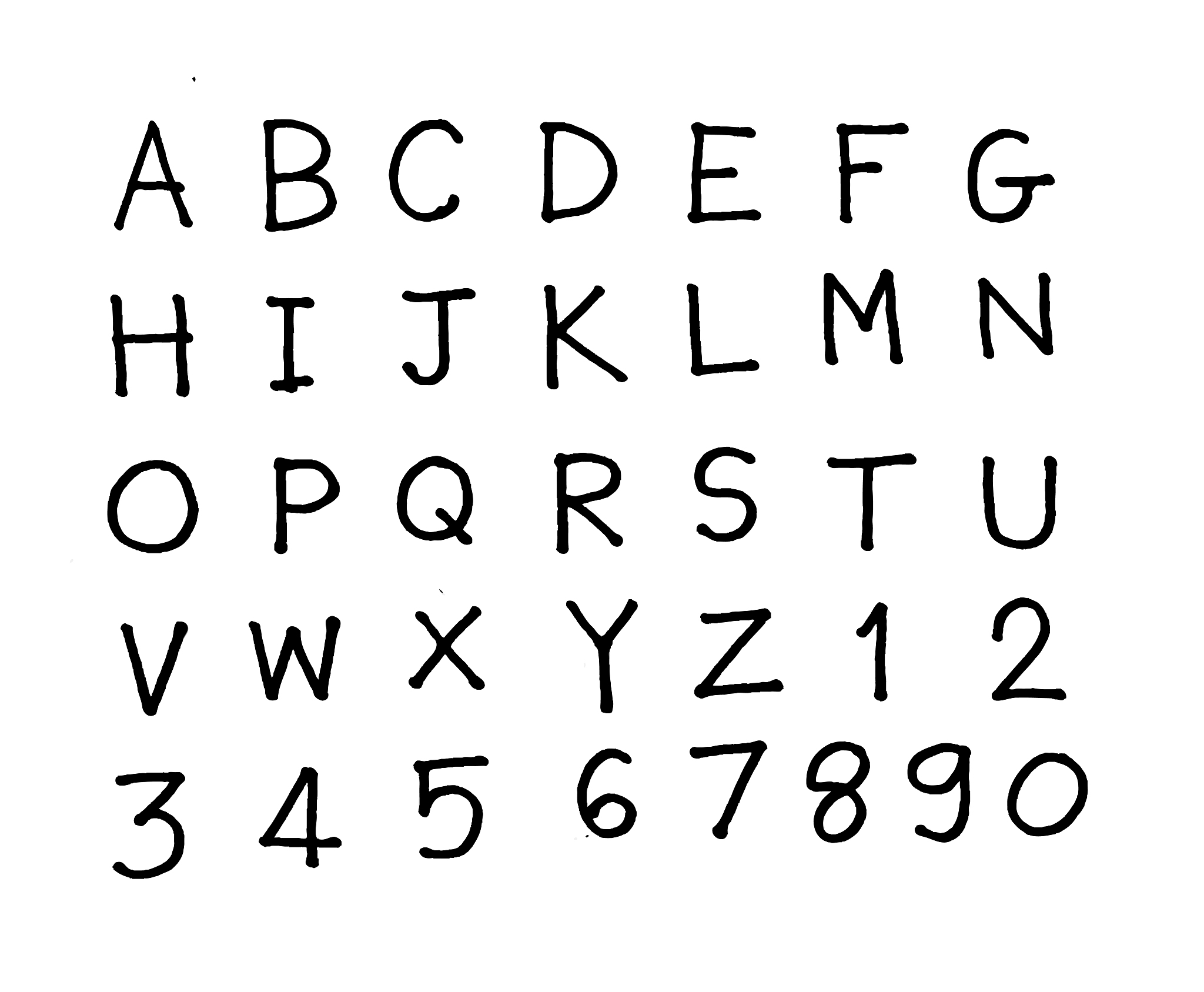 1000 个随机大写英文字母