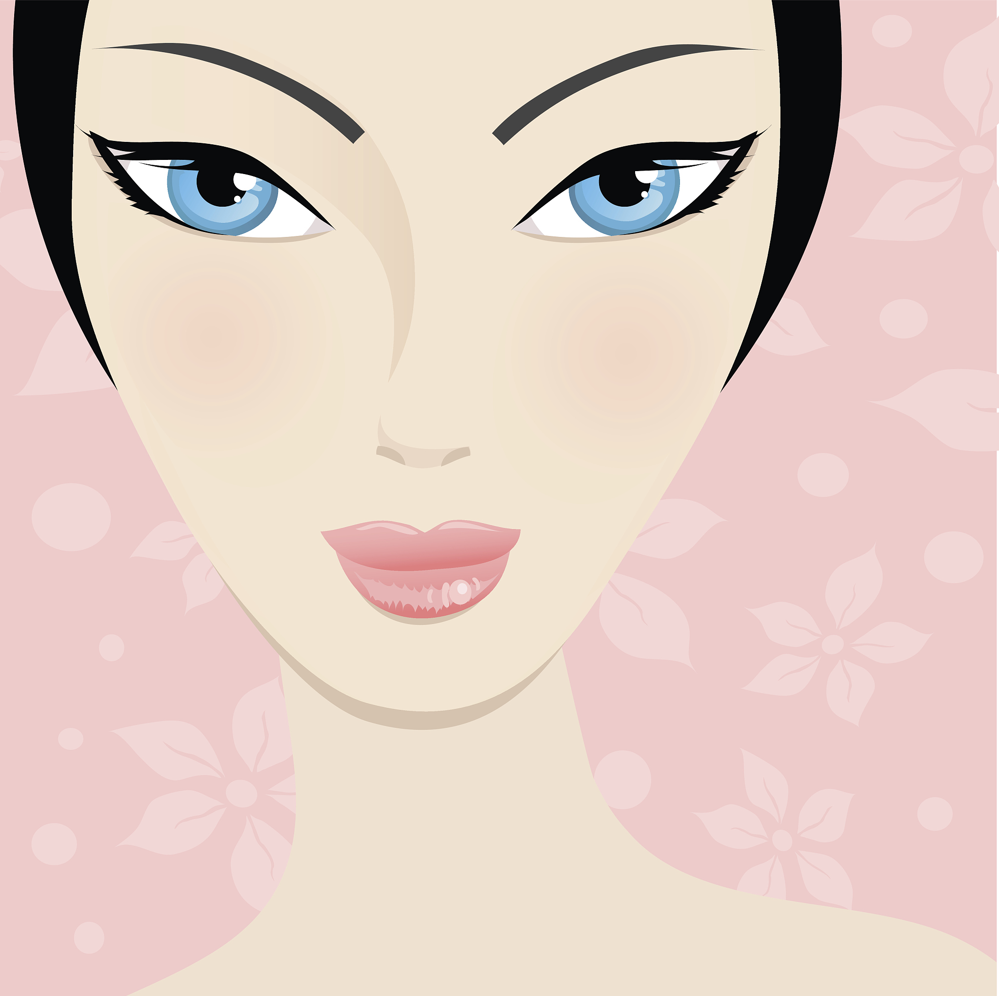 用随机文字画出一张美女图片