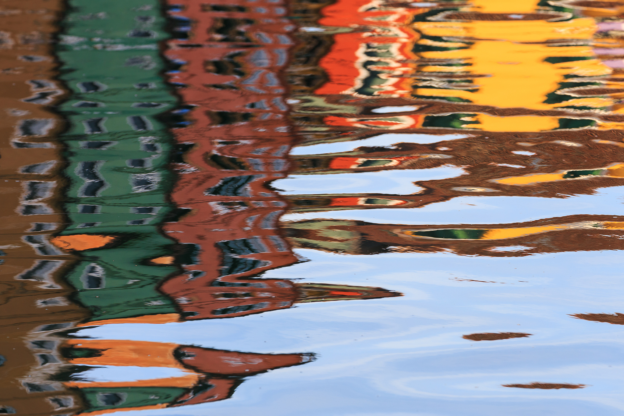 reflections of burano