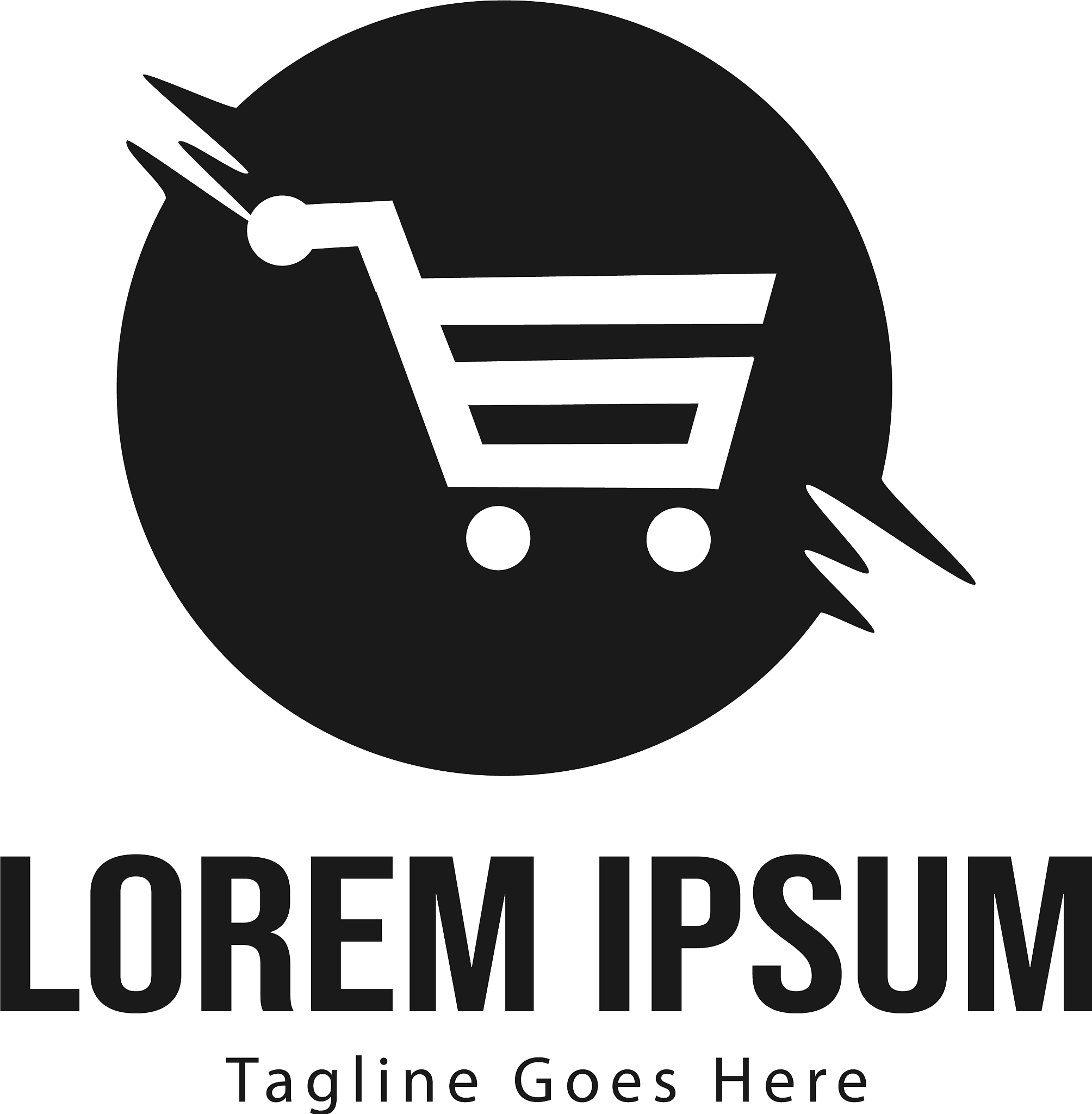 shopping logo template design shopping logo with