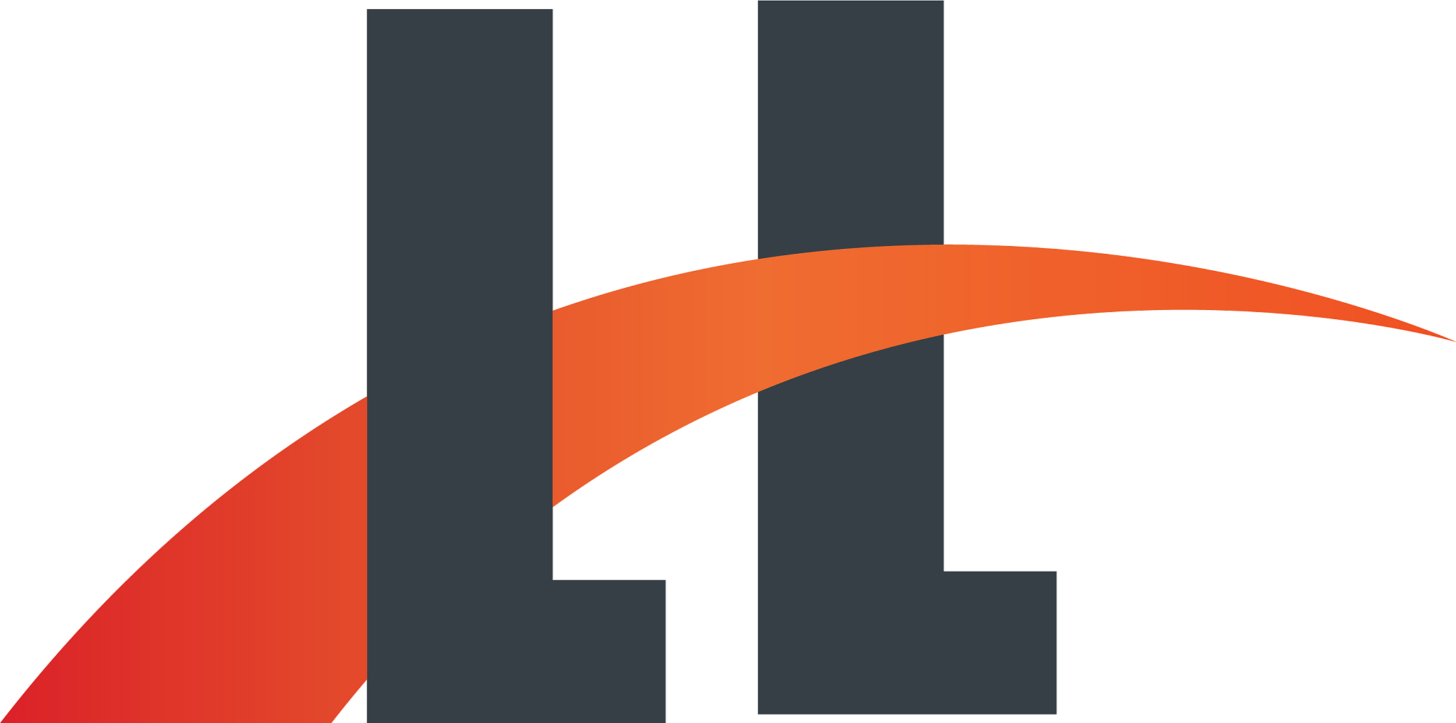 initial letter overlapping design logo
