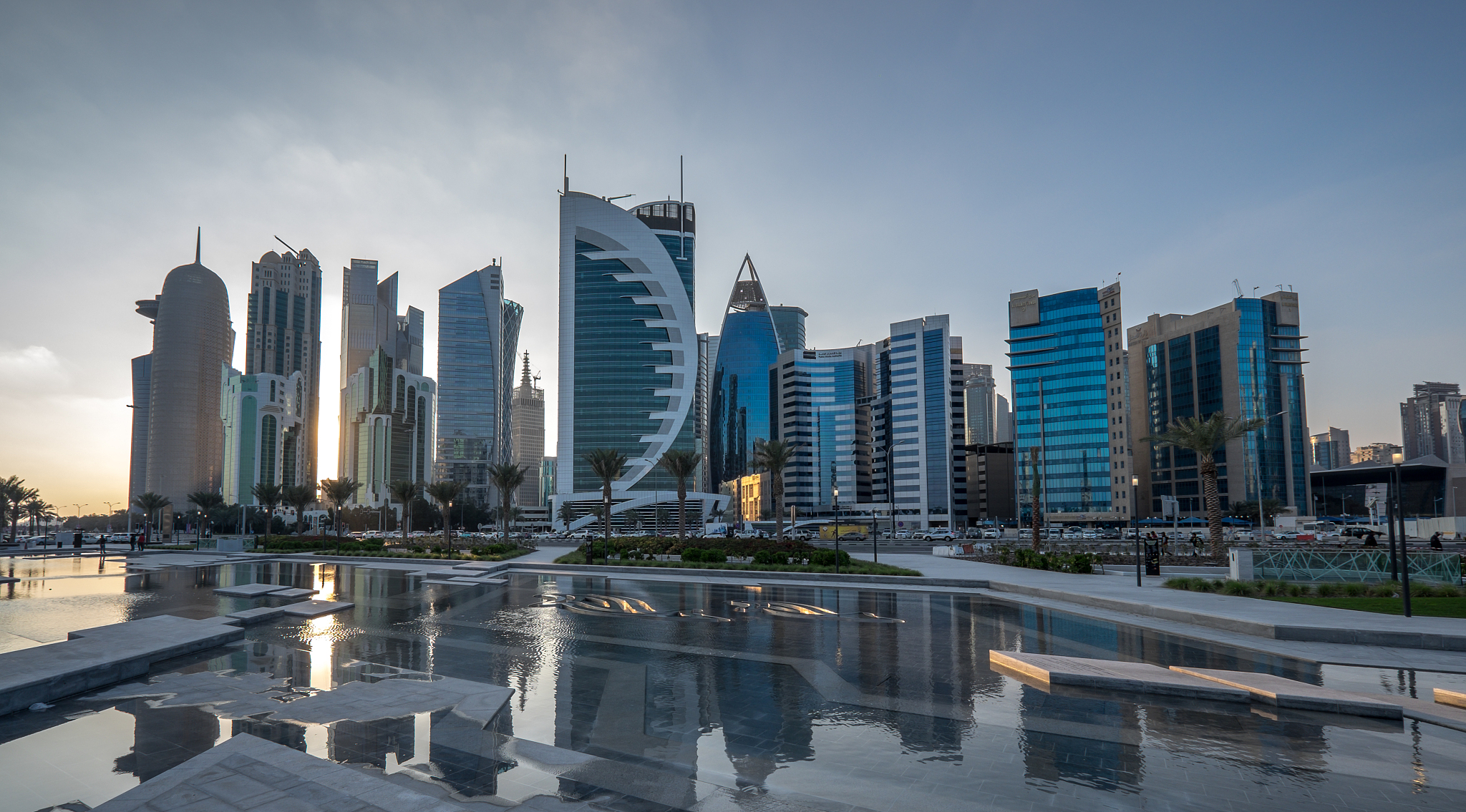 al dafna towers on corniche park, doha qatar