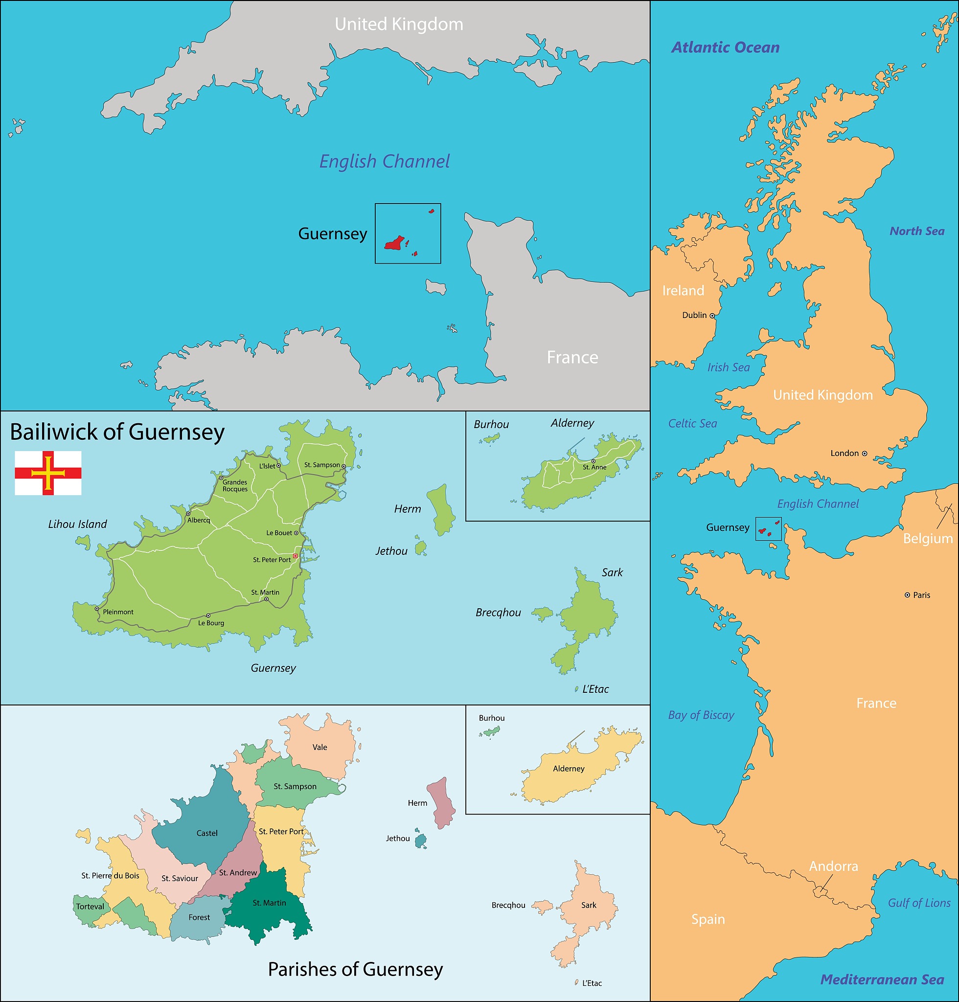guernsey map