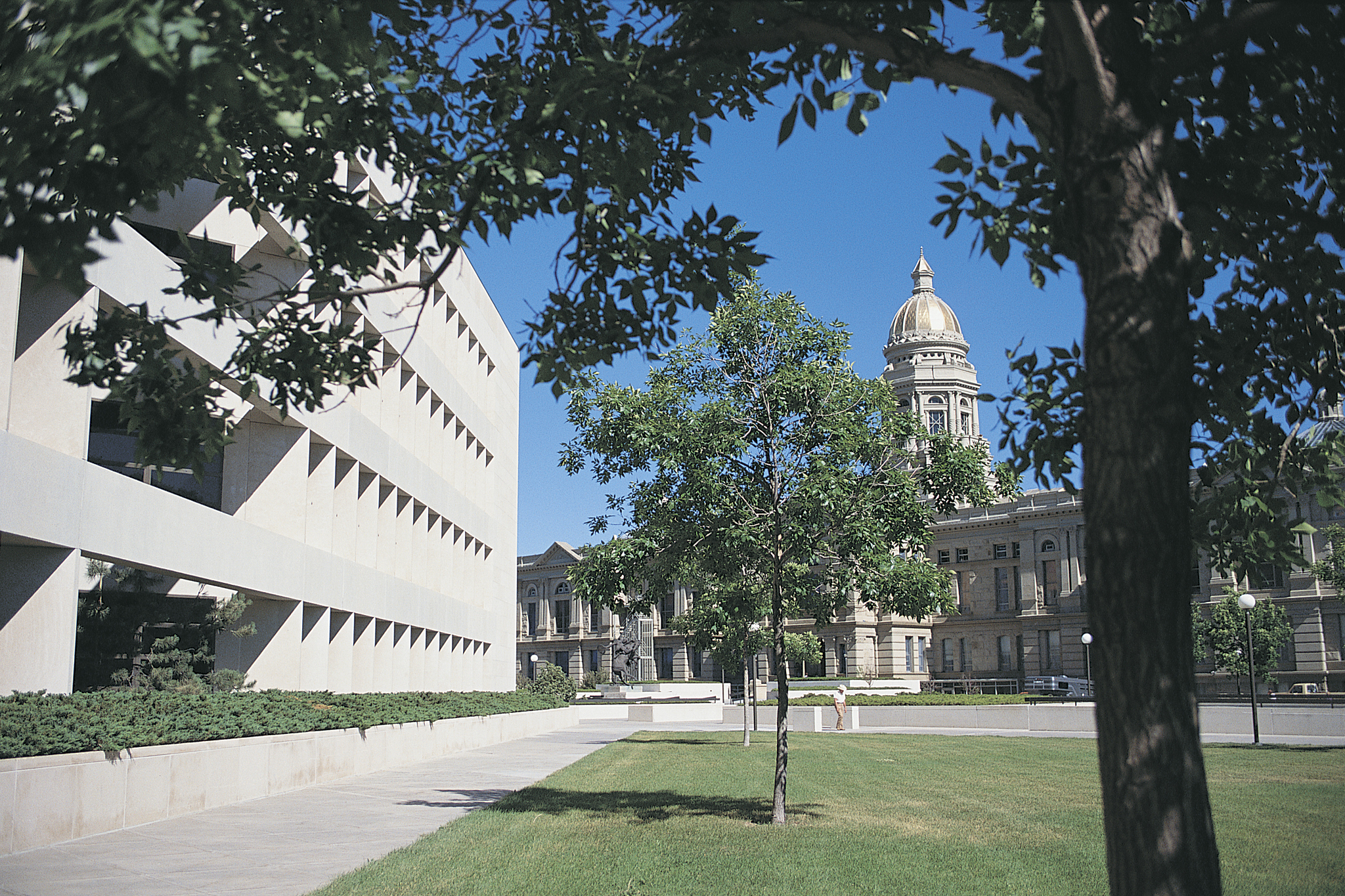 herschler and capitol building , cheyenne , wyoming