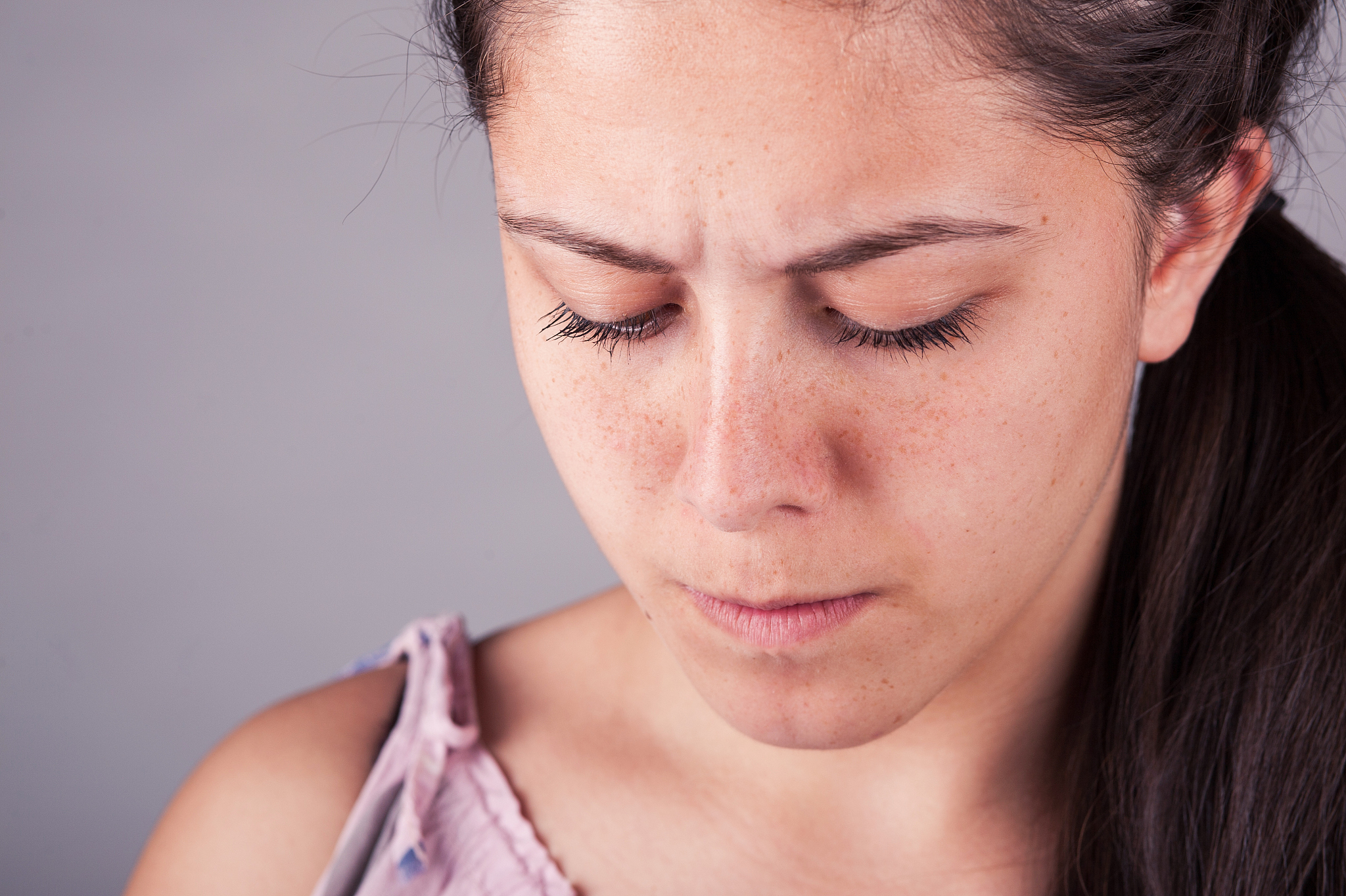 worried girl