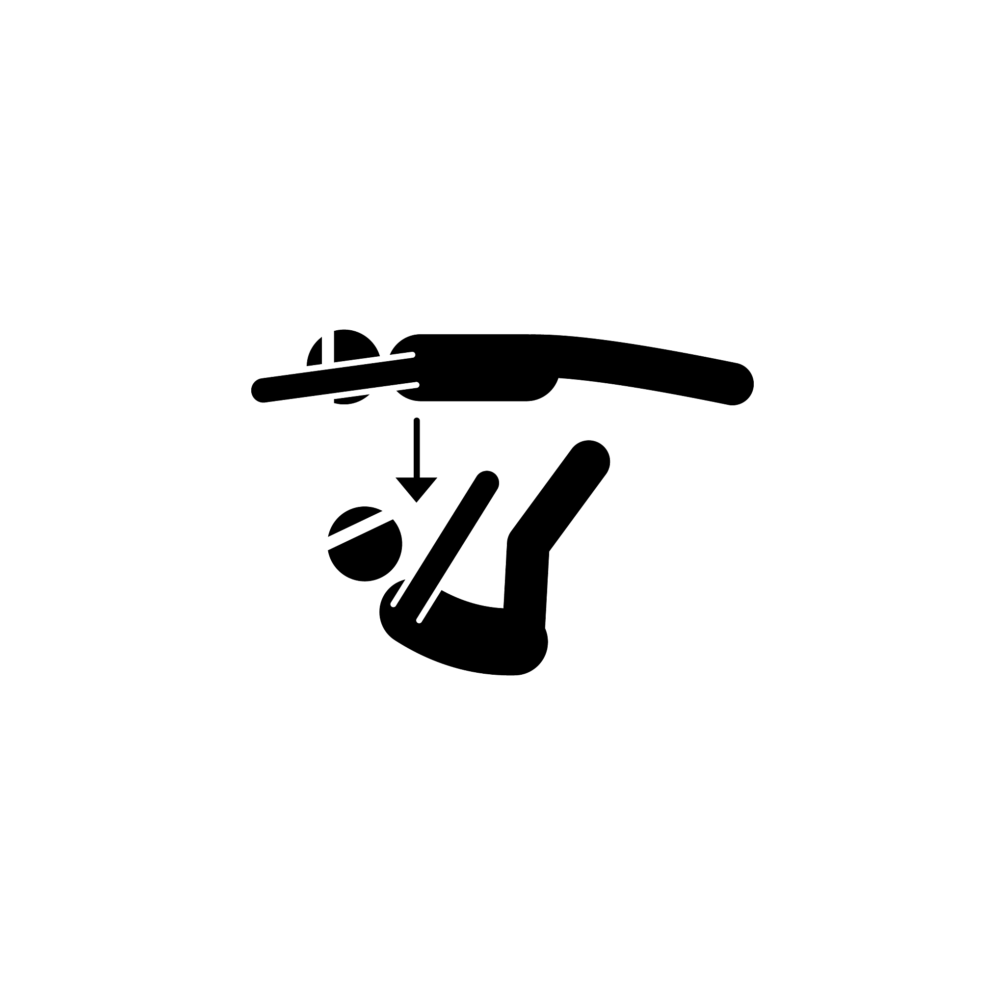 fitness motion toe icon element of fitness signs