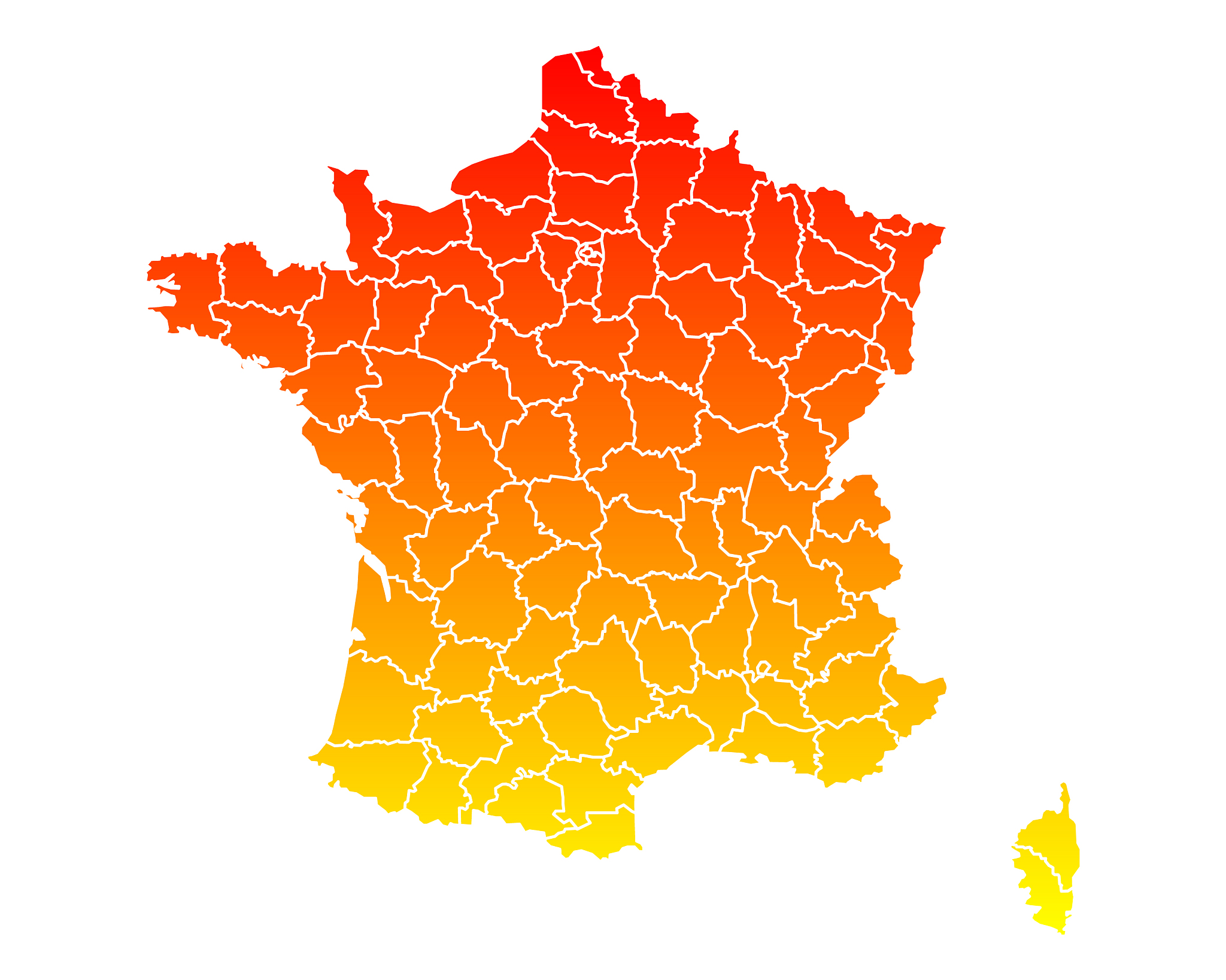 map of france