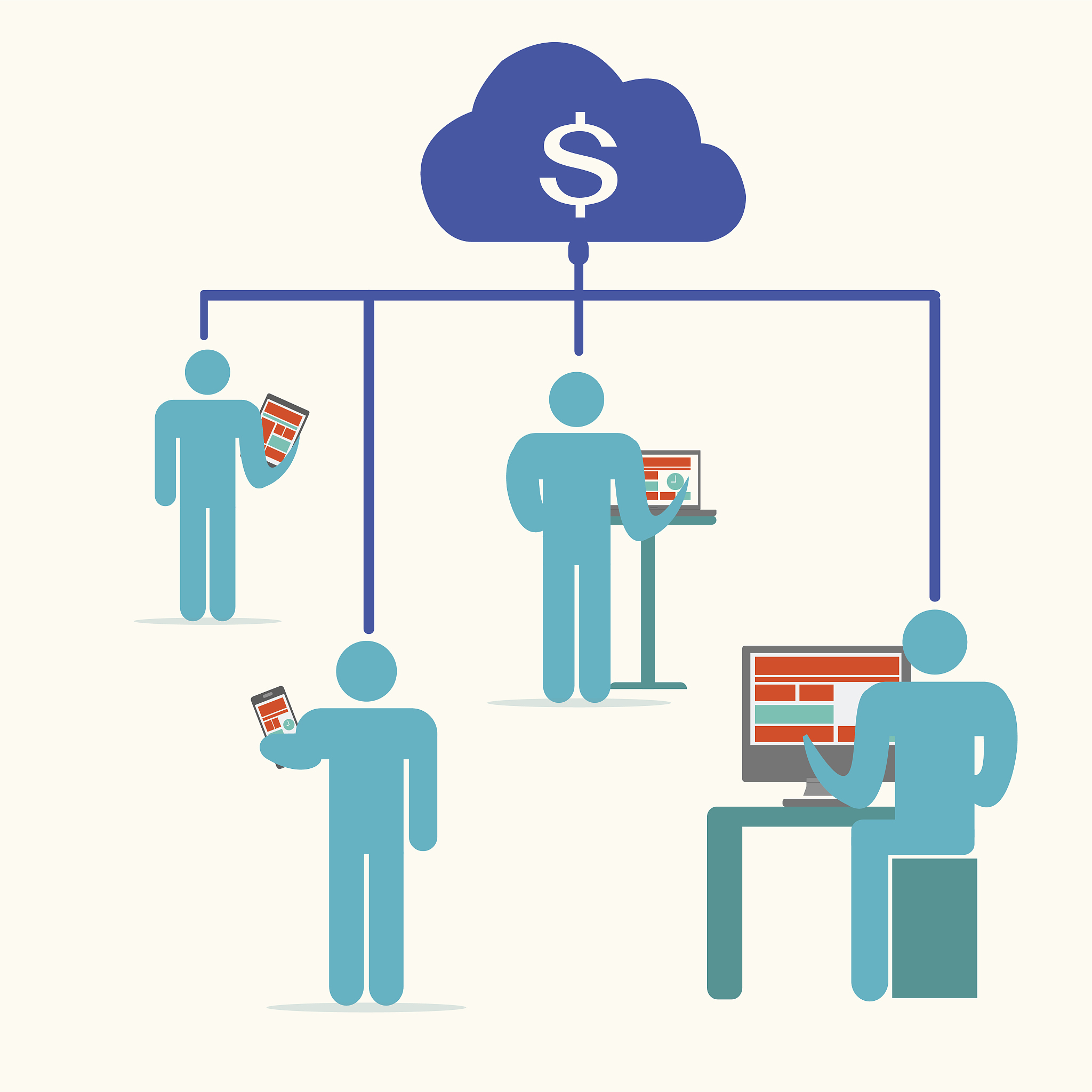cloud computing,business concept.