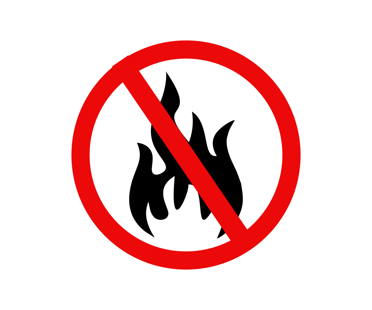 严禁烟火的标志是告诉人们 。单选题 2分A 己离开危险地区B 正进入危险地区C 正进入安全地区