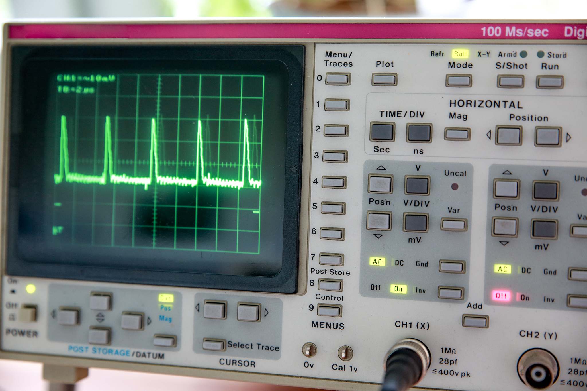 示波器的使用实验数据