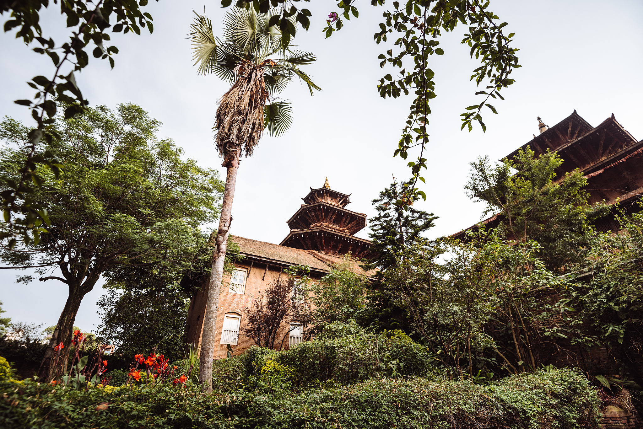 park in patan, kathmandu, nepal
