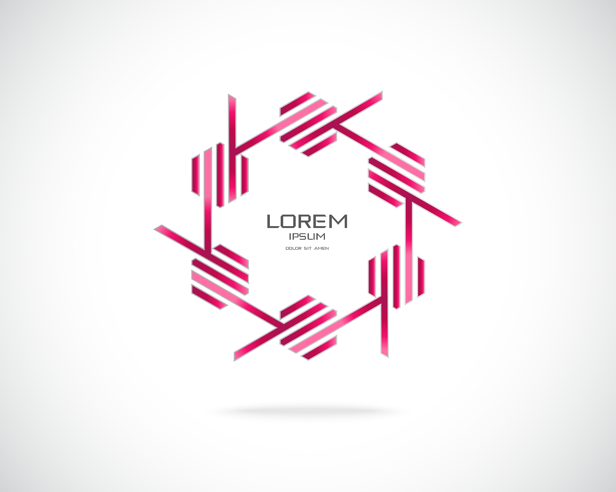 abstract logo design template