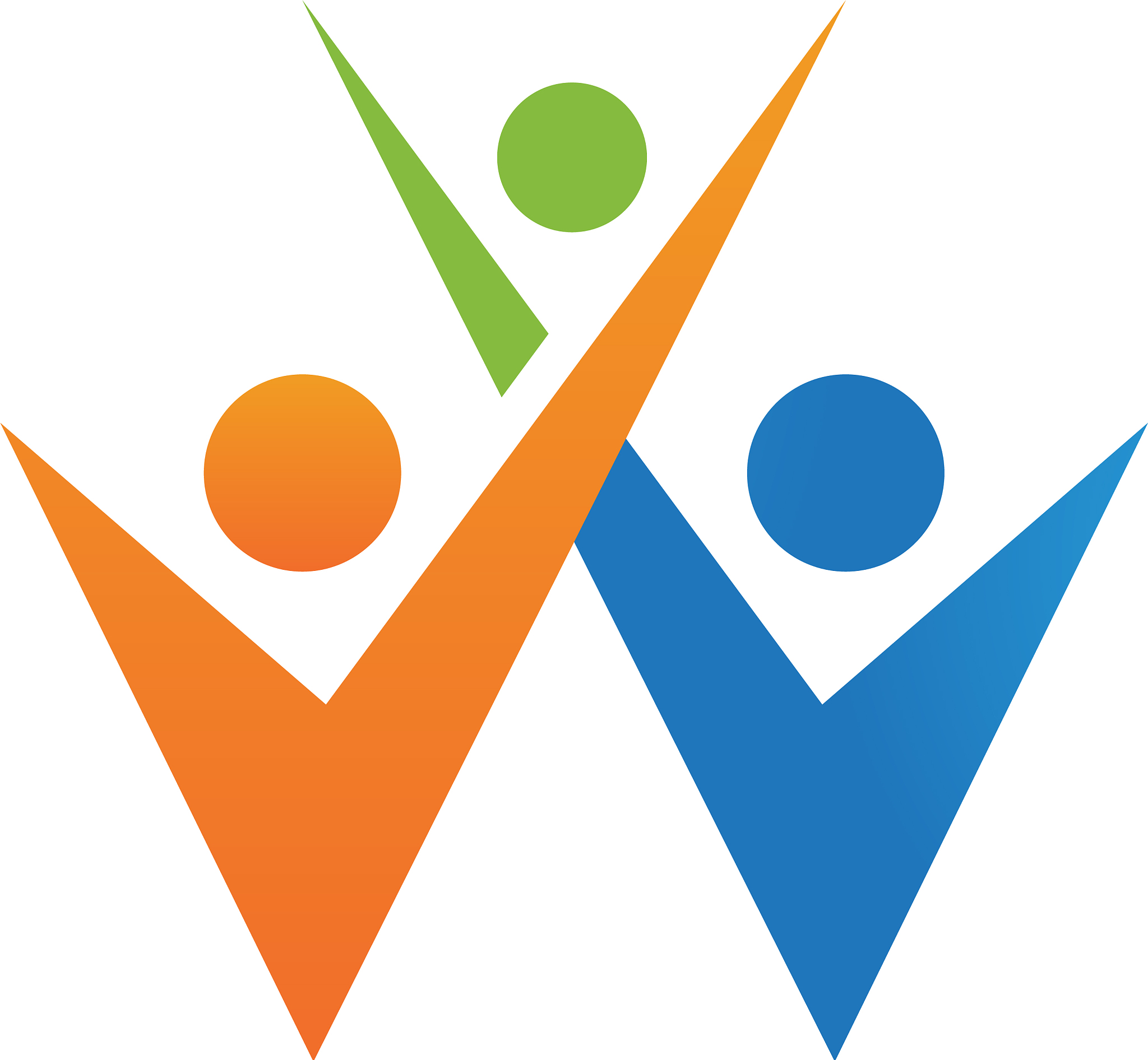 human character logo sign design
