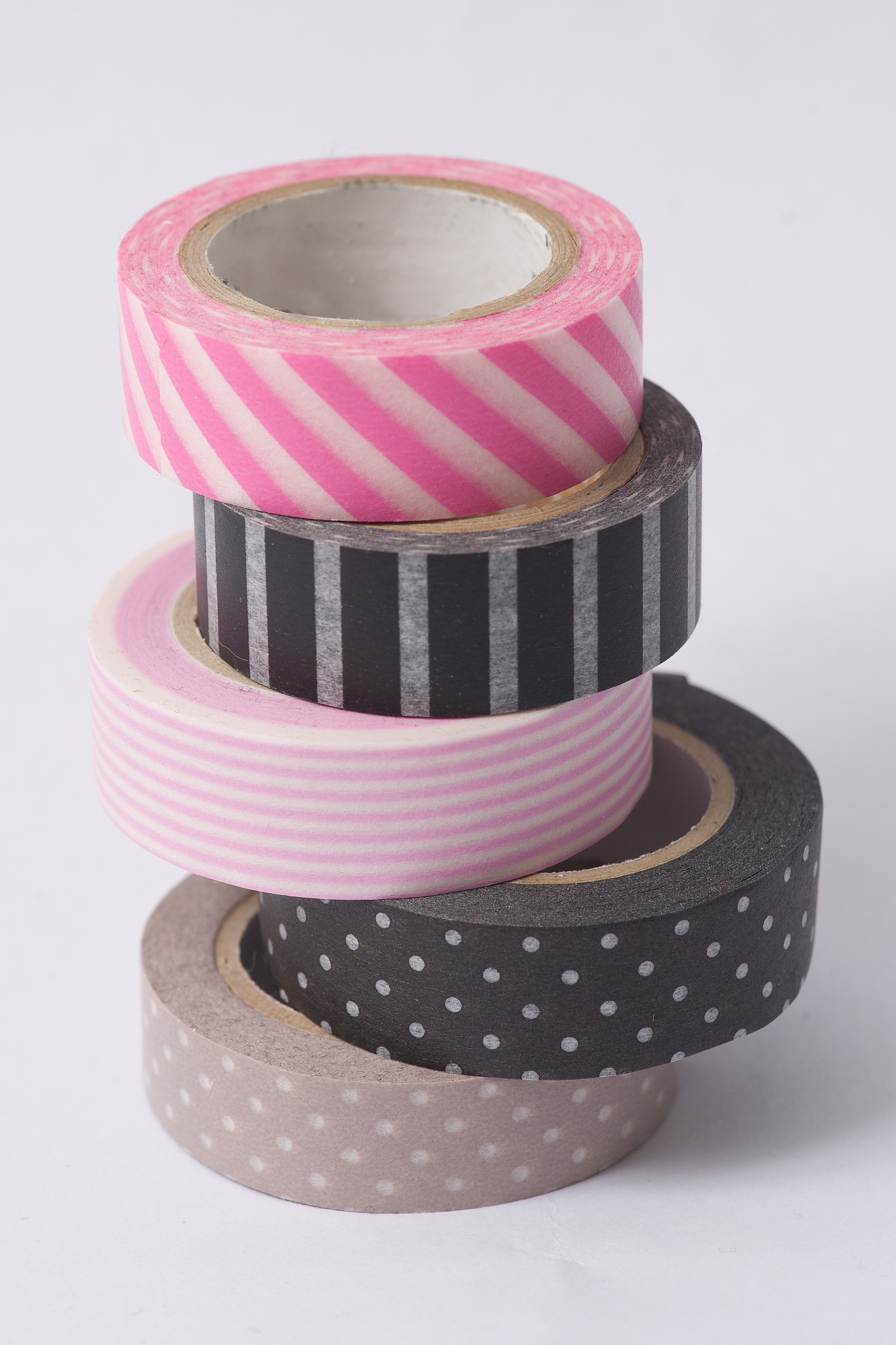washi tape rolls on pile