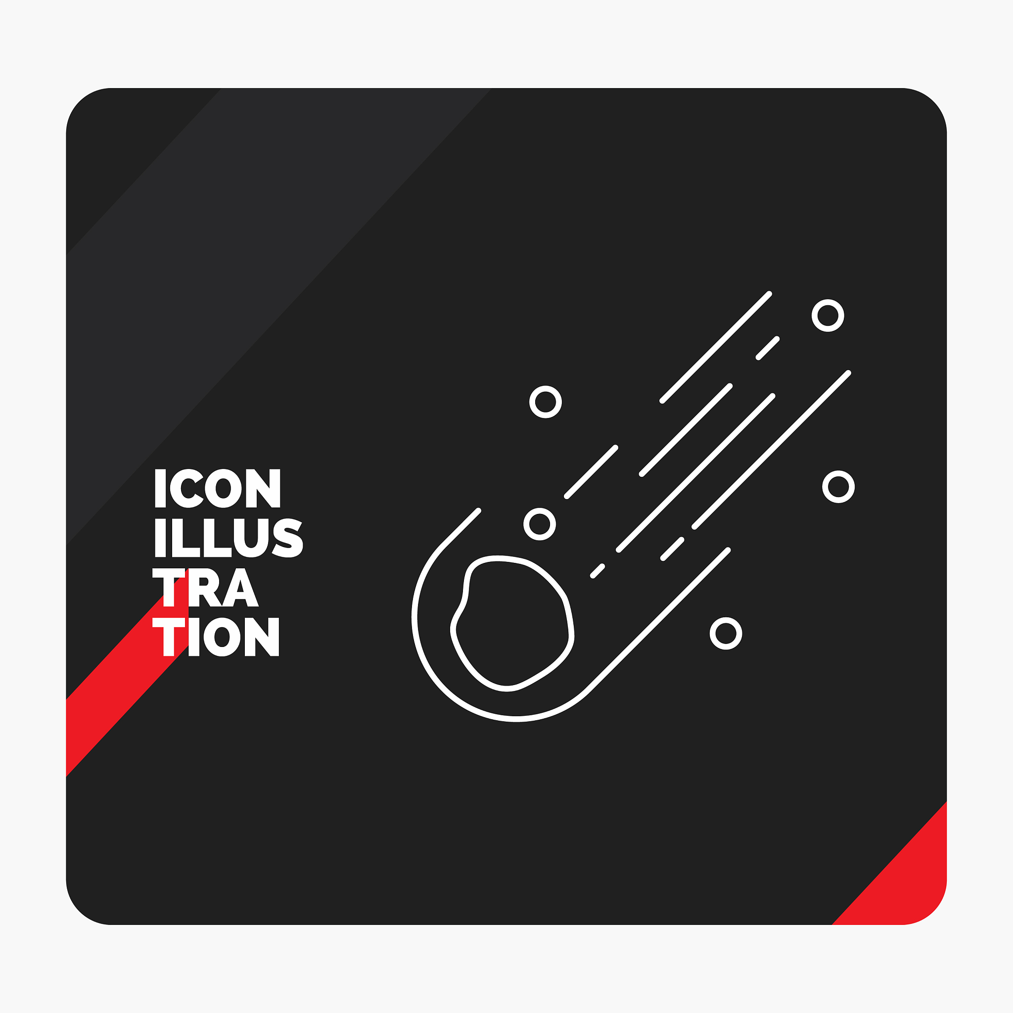 red and black creative presentation background