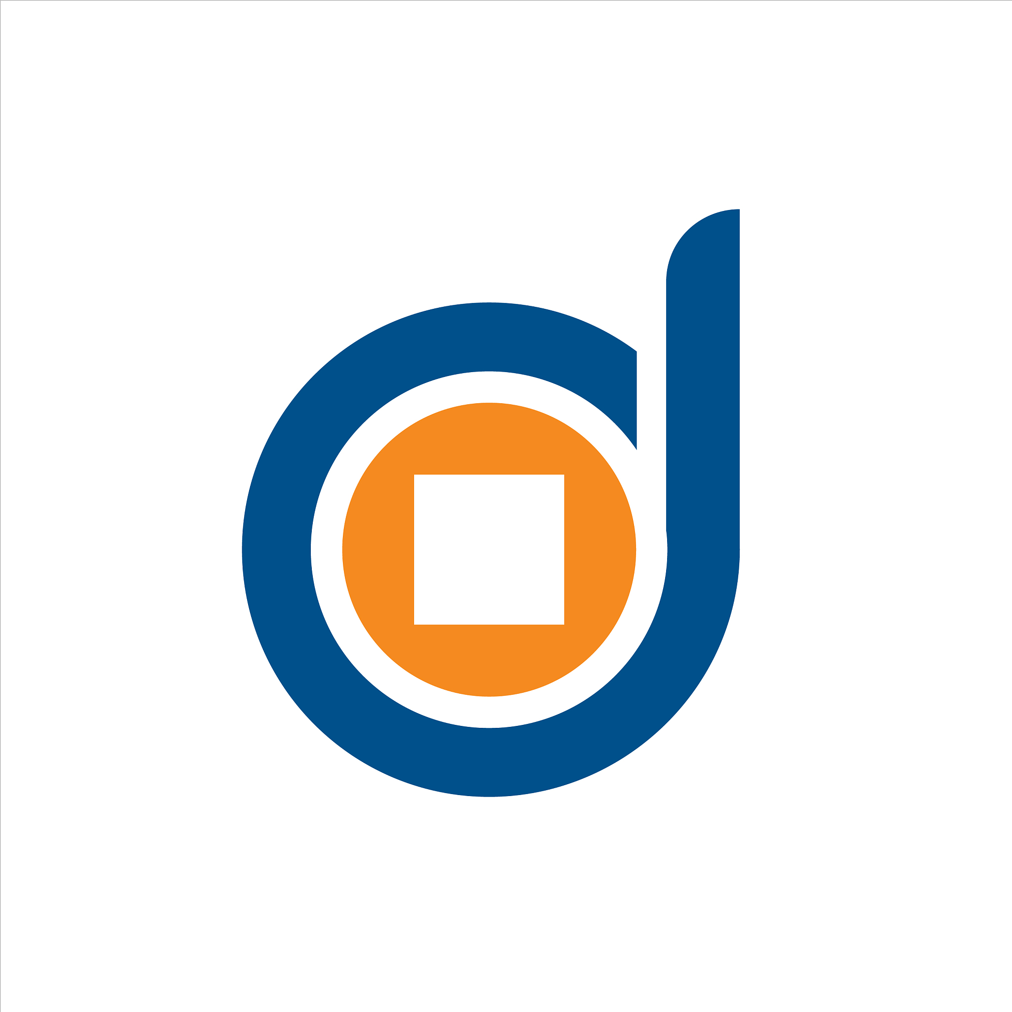 coin money and letter d logo